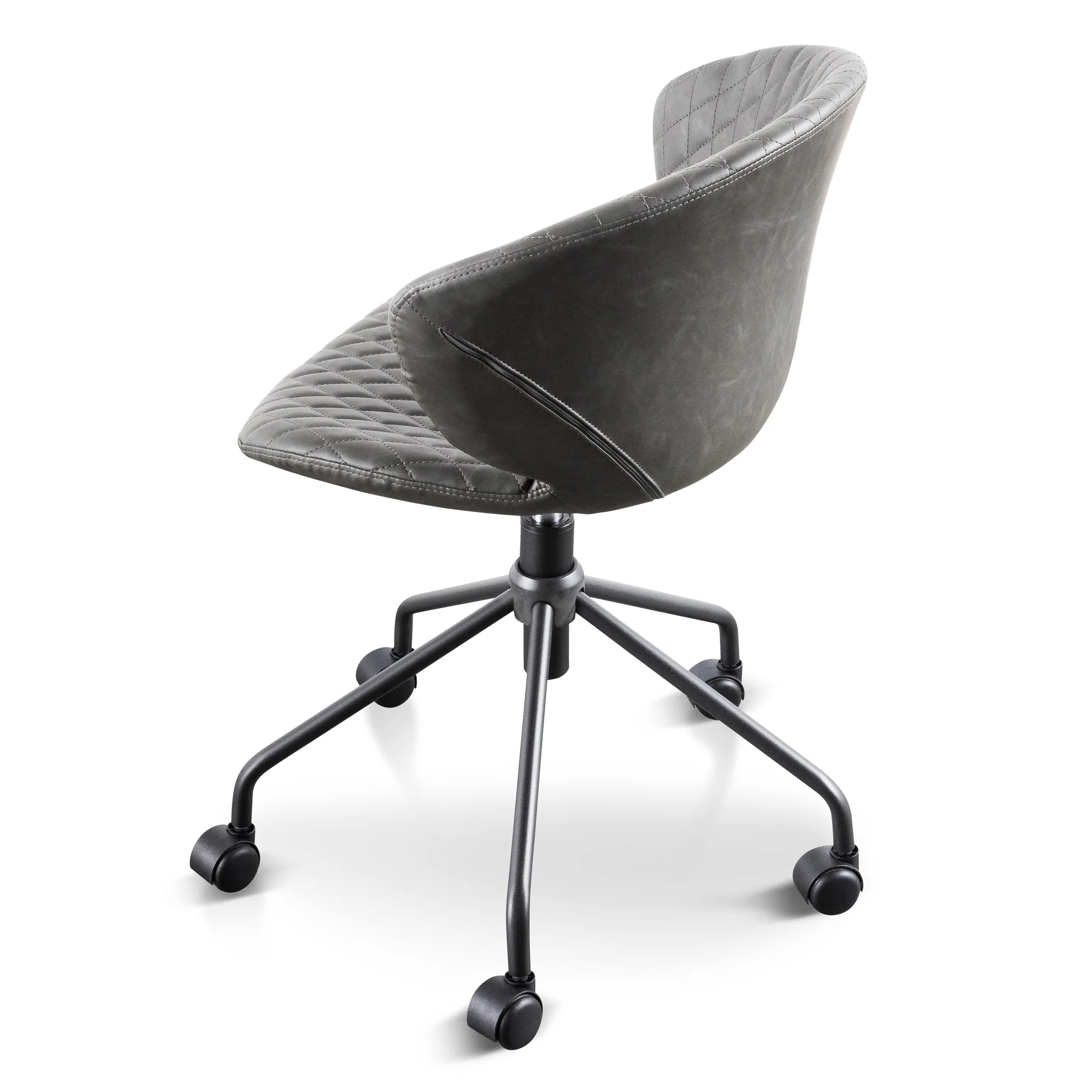 COC6192-LF Office Chair - Charcoal with Black Base - Image 5