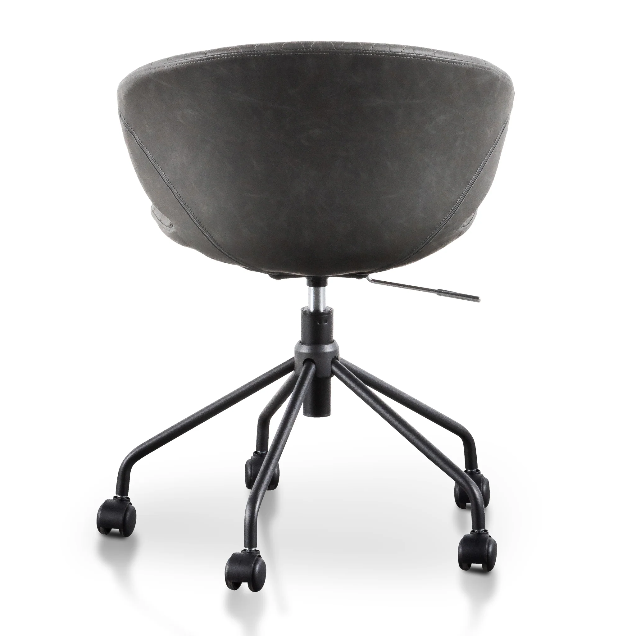 COC6192-LF Office Chair - Charcoal with Black Base - Image 6