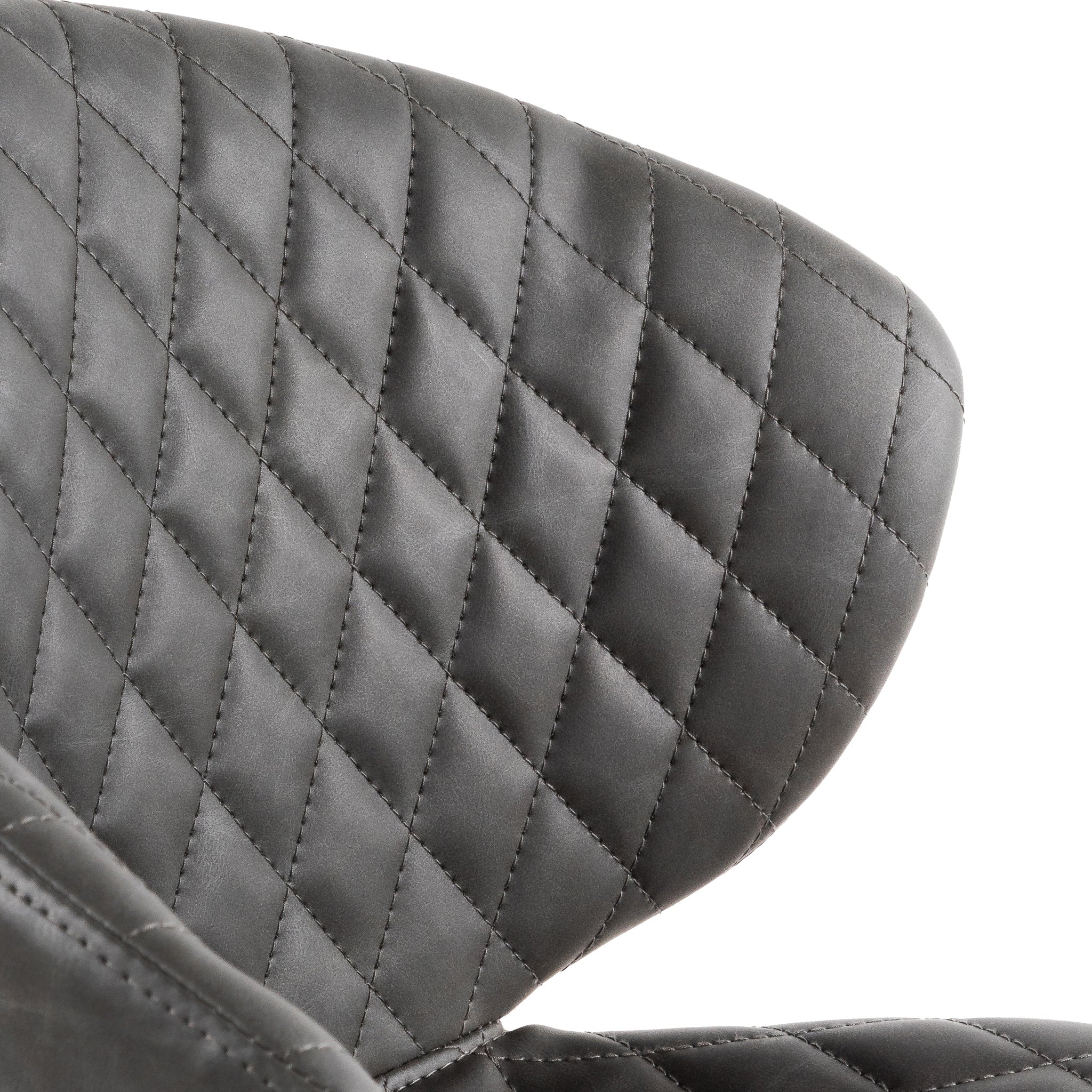 COC6194-LF Office Chair - Charcoal with White Base - Image 10