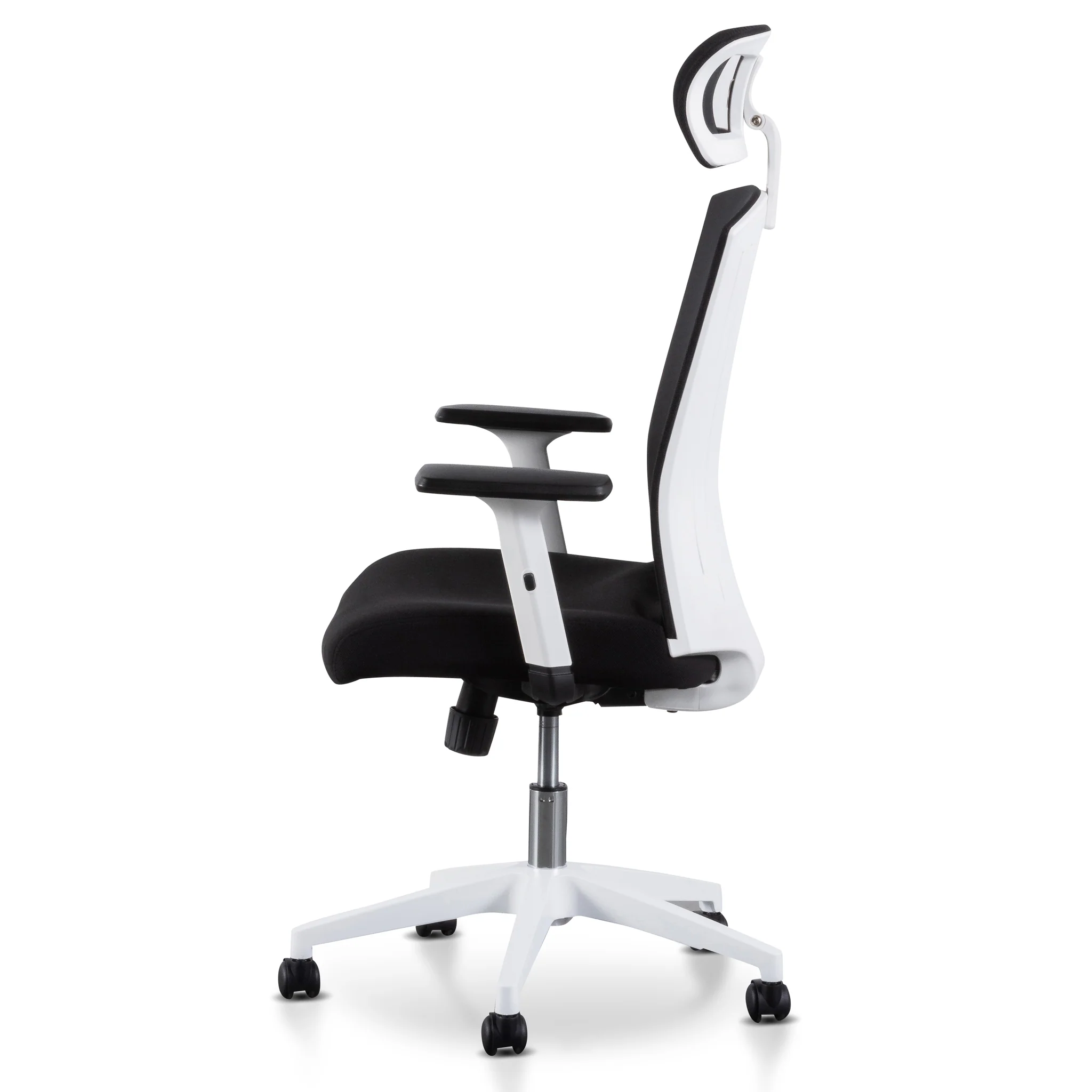 COC6208-LF Office Chair - Black and White - Image 3