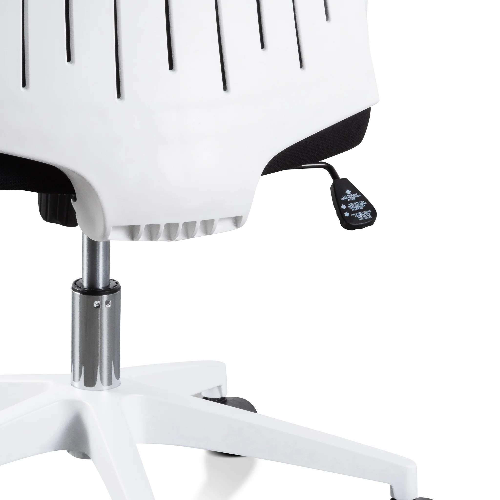 COC6208-LF Office Chair - Black and White - Image 6