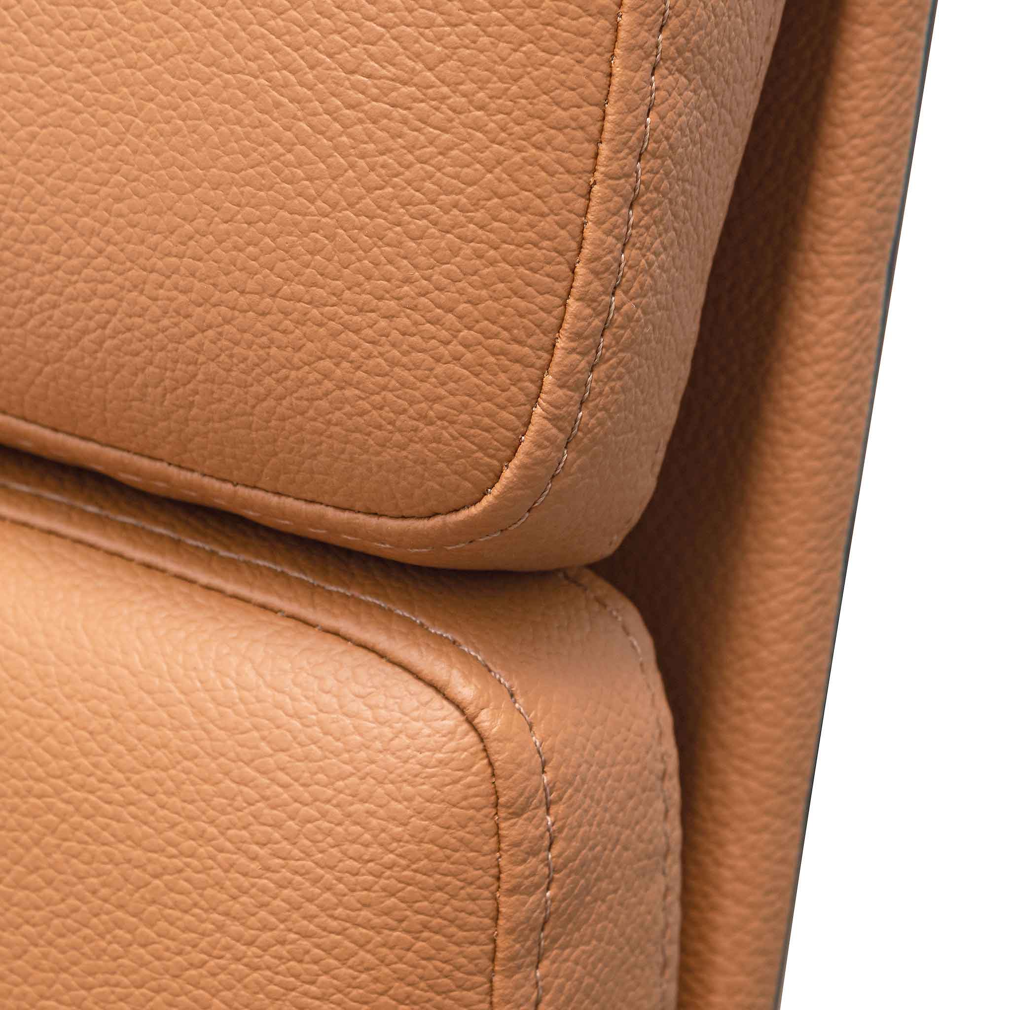 COC6404-YS Low Back Office Chair - Saddle Tan in Black Frame - Image 12