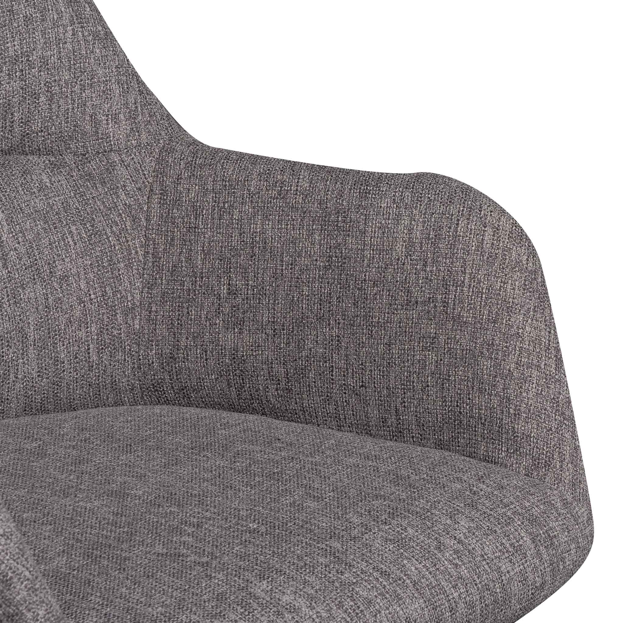 COC6509-LF Fabric Office Chair - Lead Grey - Image 8