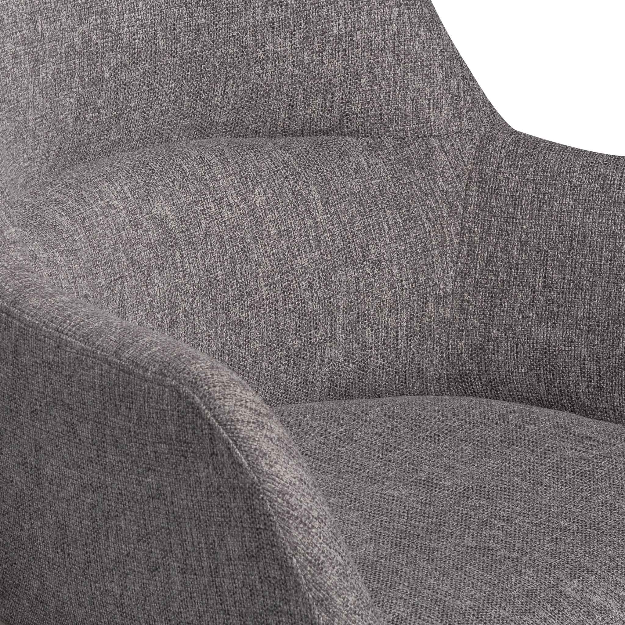 COC6509-LF Fabric Office Chair - Lead Grey - Image 9