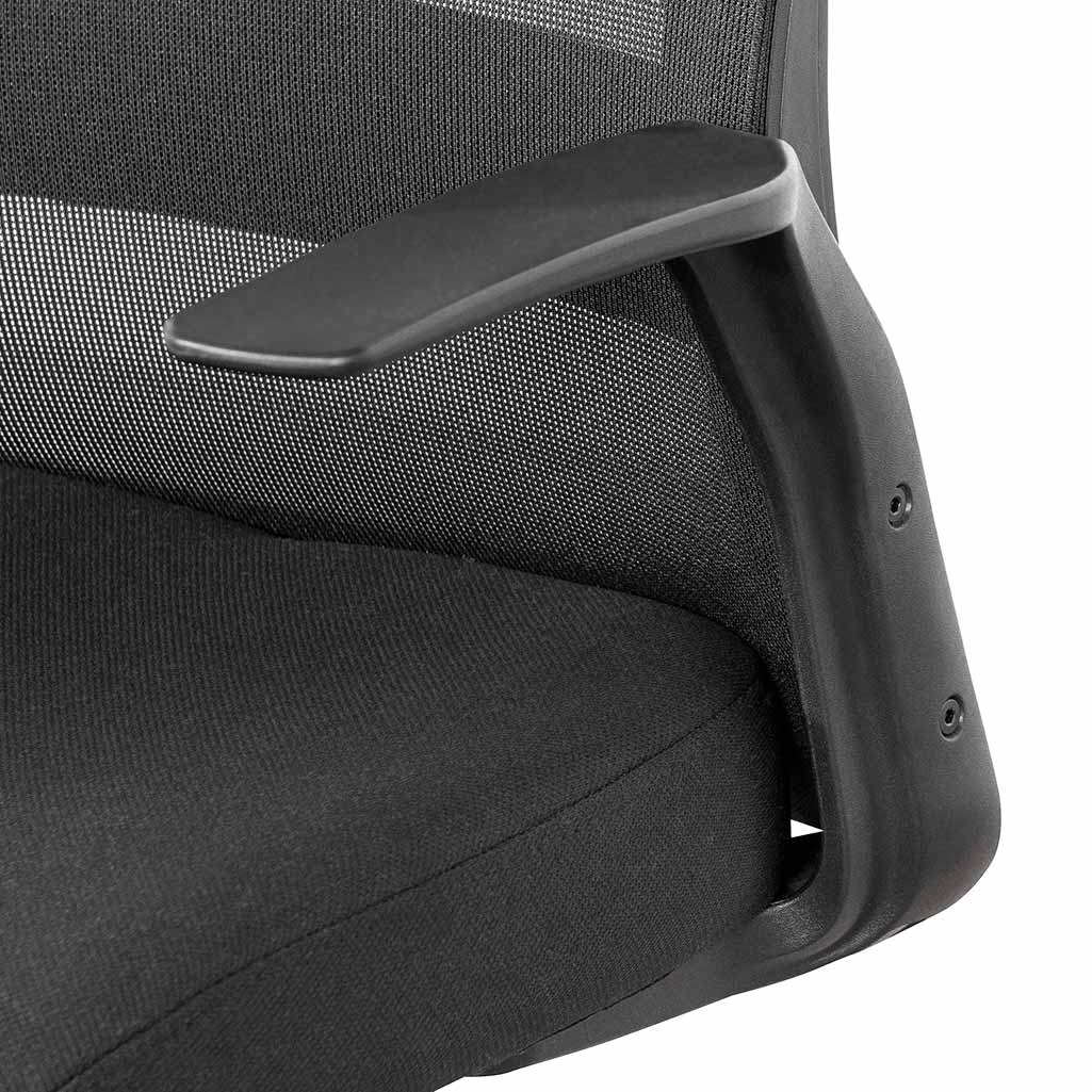 COC6864-LF Mesh Office Chair - Black - Image 8