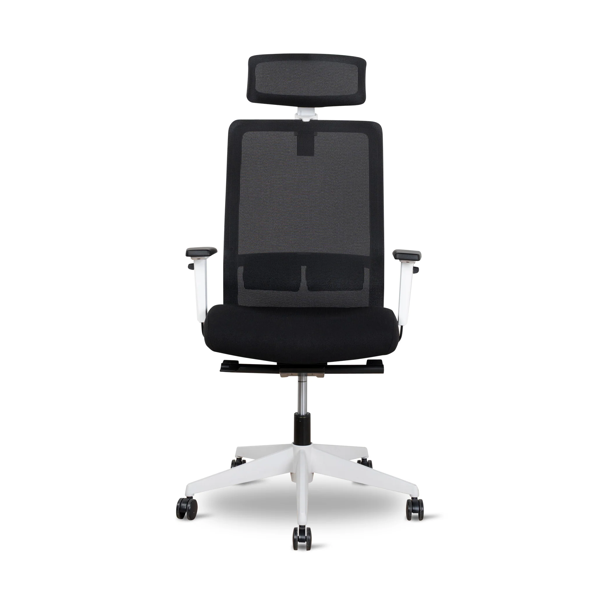 COC8257-UN Mesh Ergonomic Office Chair with Headrest - Black - Image 2