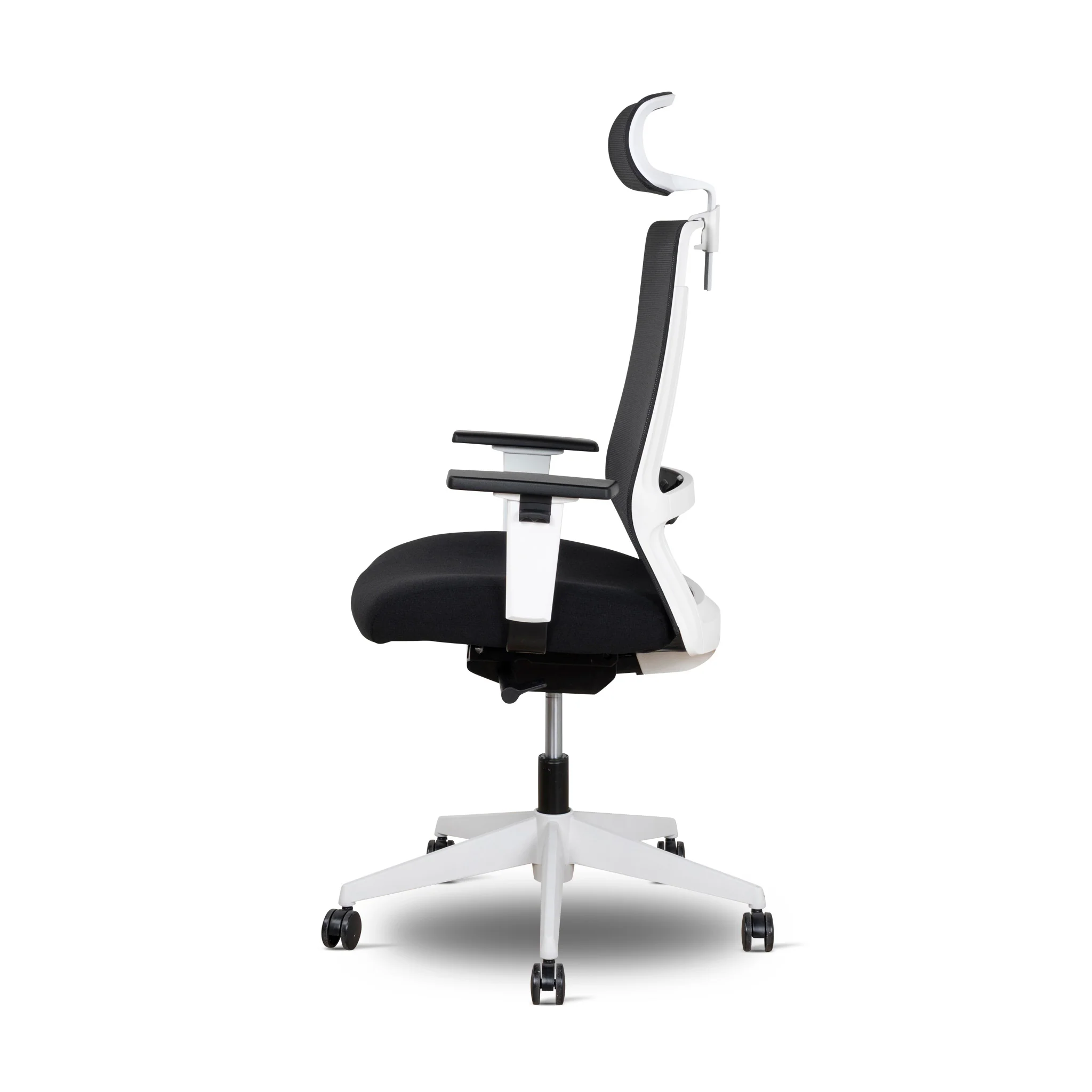 COC8257-UN Mesh Ergonomic Office Chair with Headrest - Black - Image 3