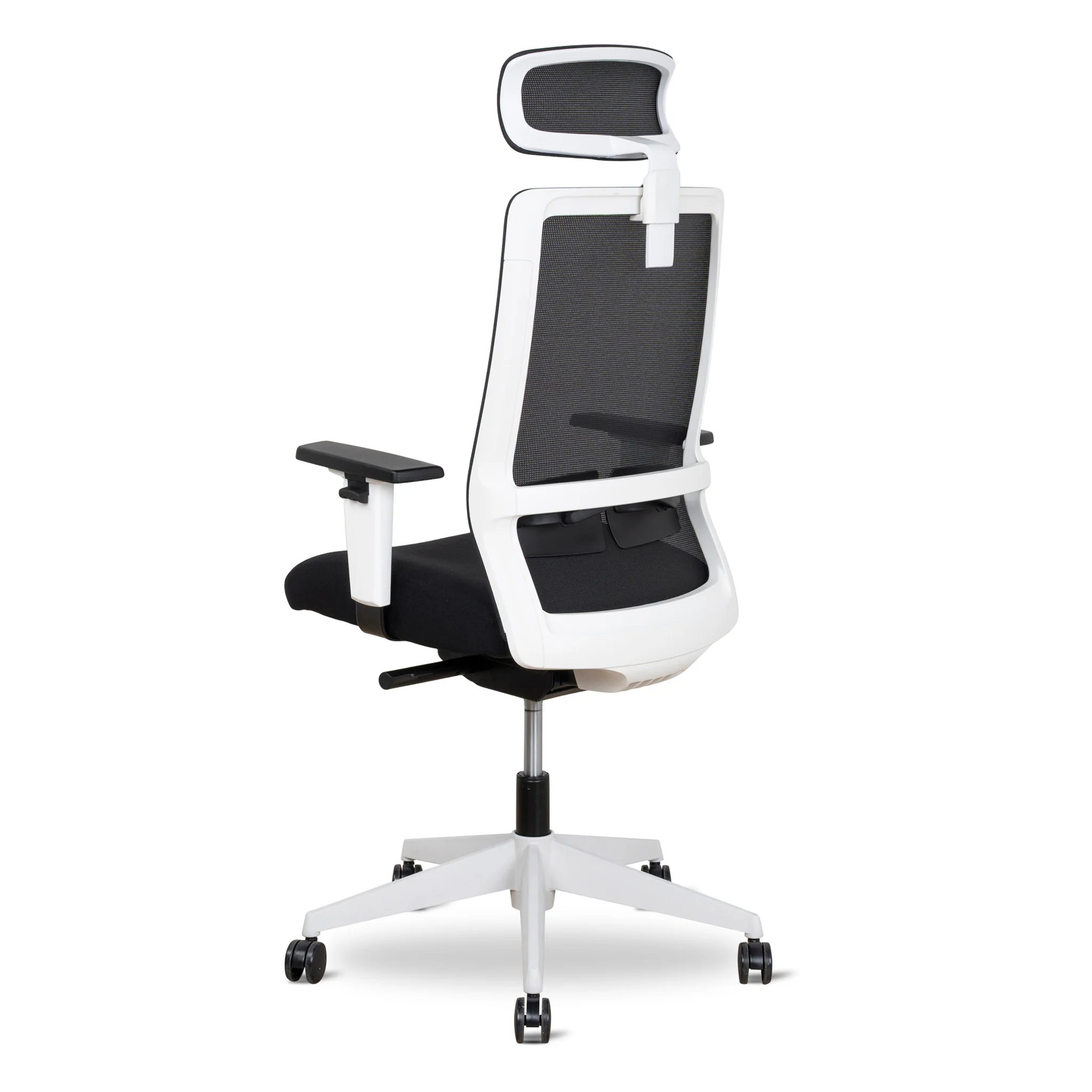COC8257-UN Mesh Ergonomic Office Chair with Headrest - Black - Image 4