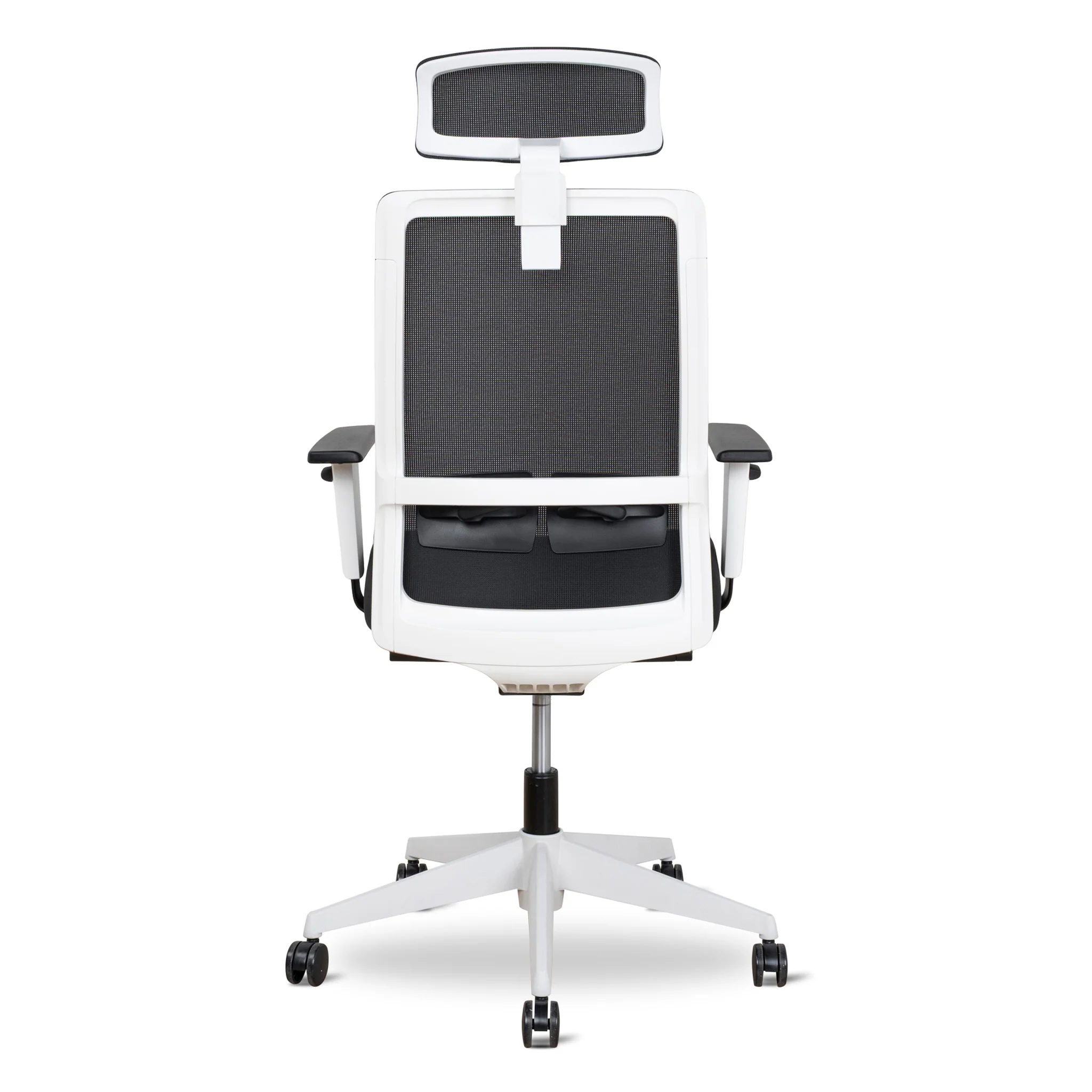 COC8257-UN Mesh Ergonomic Office Chair with Headrest - Black - Image 5