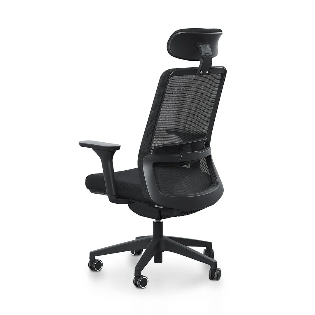 COC8504-LF Mesh Office Chair - Full Black - Image 10