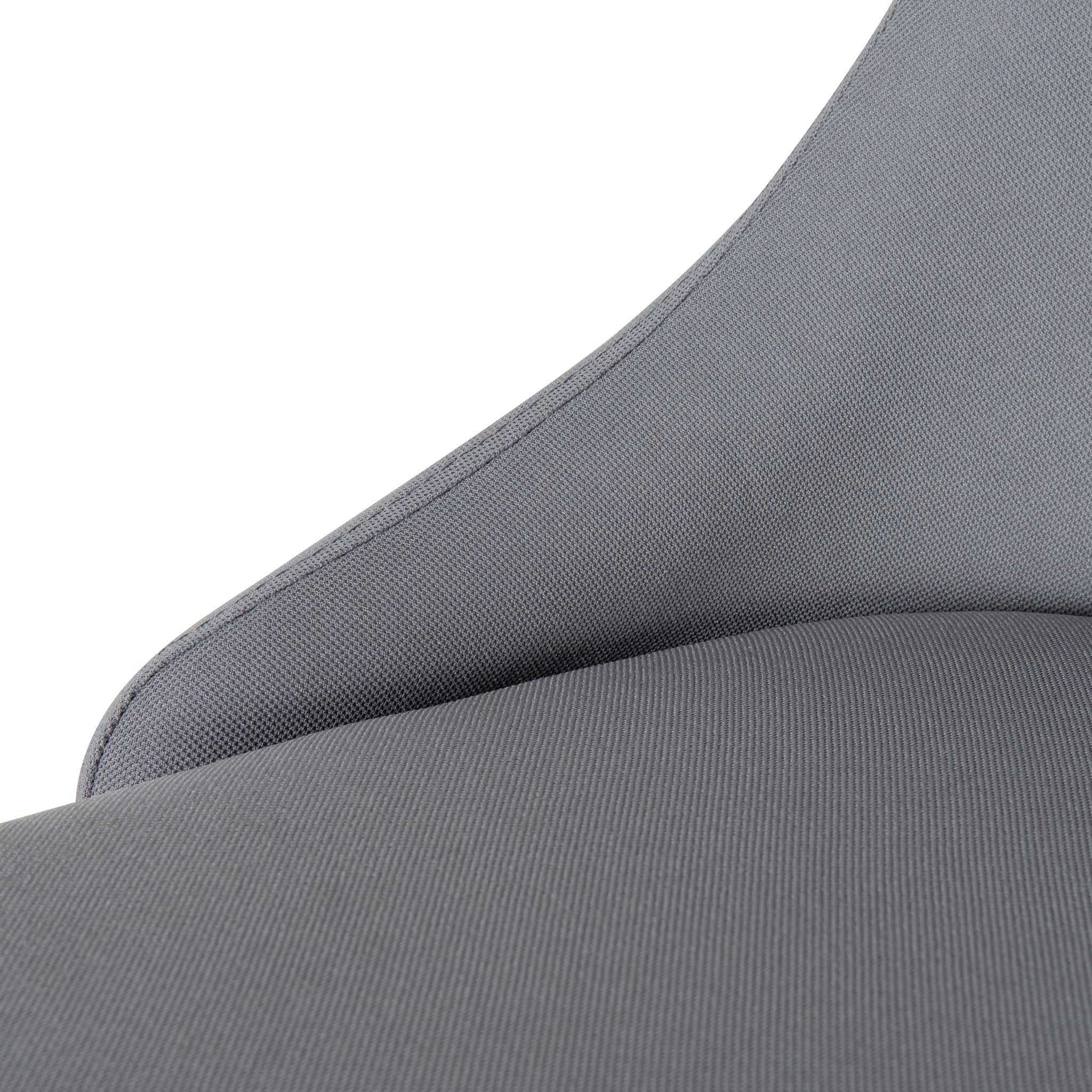COC8963-UN Grey Fabric Office Chair - Black Base - Image 10