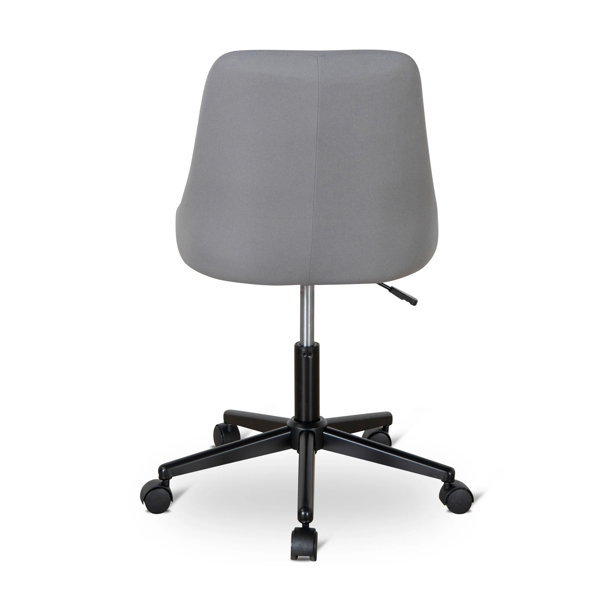 COC8963-UN Grey Fabric Office Chair - Black Base - Image 5