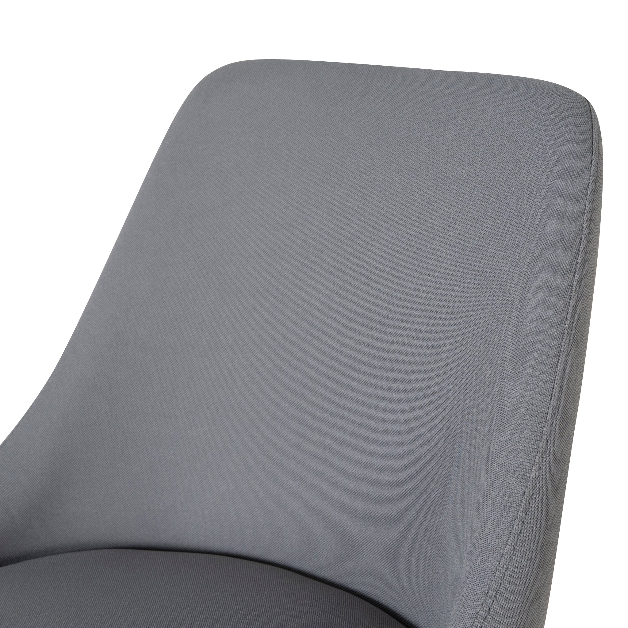 COC8963-UN Grey Fabric Office Chair - Black Base - Image 8