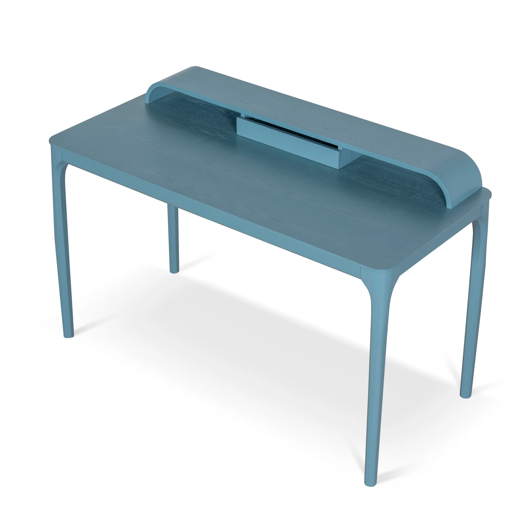 COF10667-DR Wooden Home Office Desk - Light Blue - Image 5