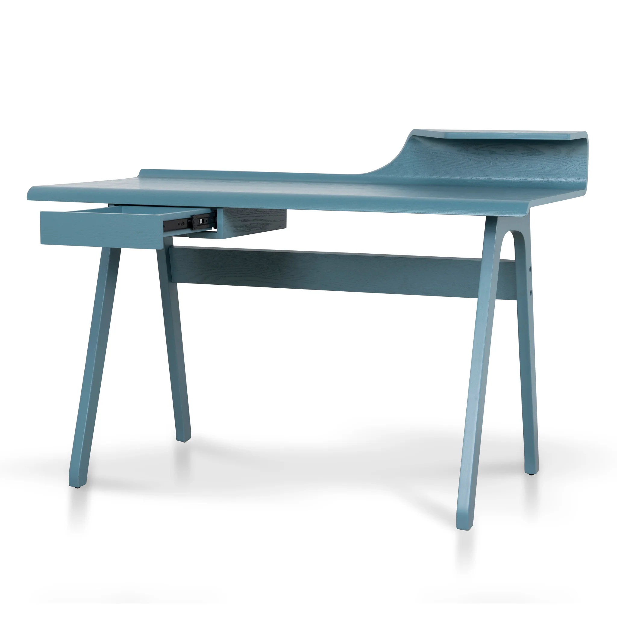 COF10668-DR Wooden Home Office Desk - Light Blue - Image 3