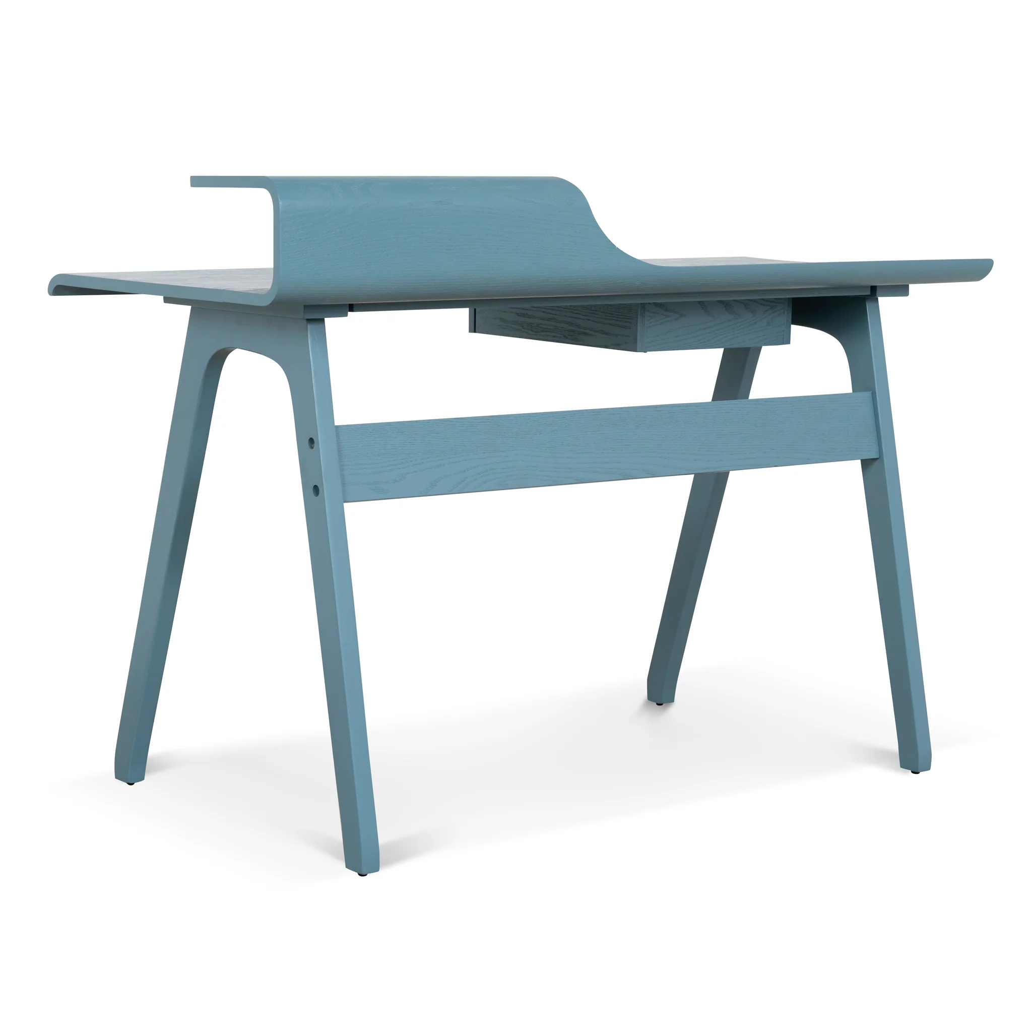 COF10668-DR Wooden Home Office Desk - Light Blue - Image 5