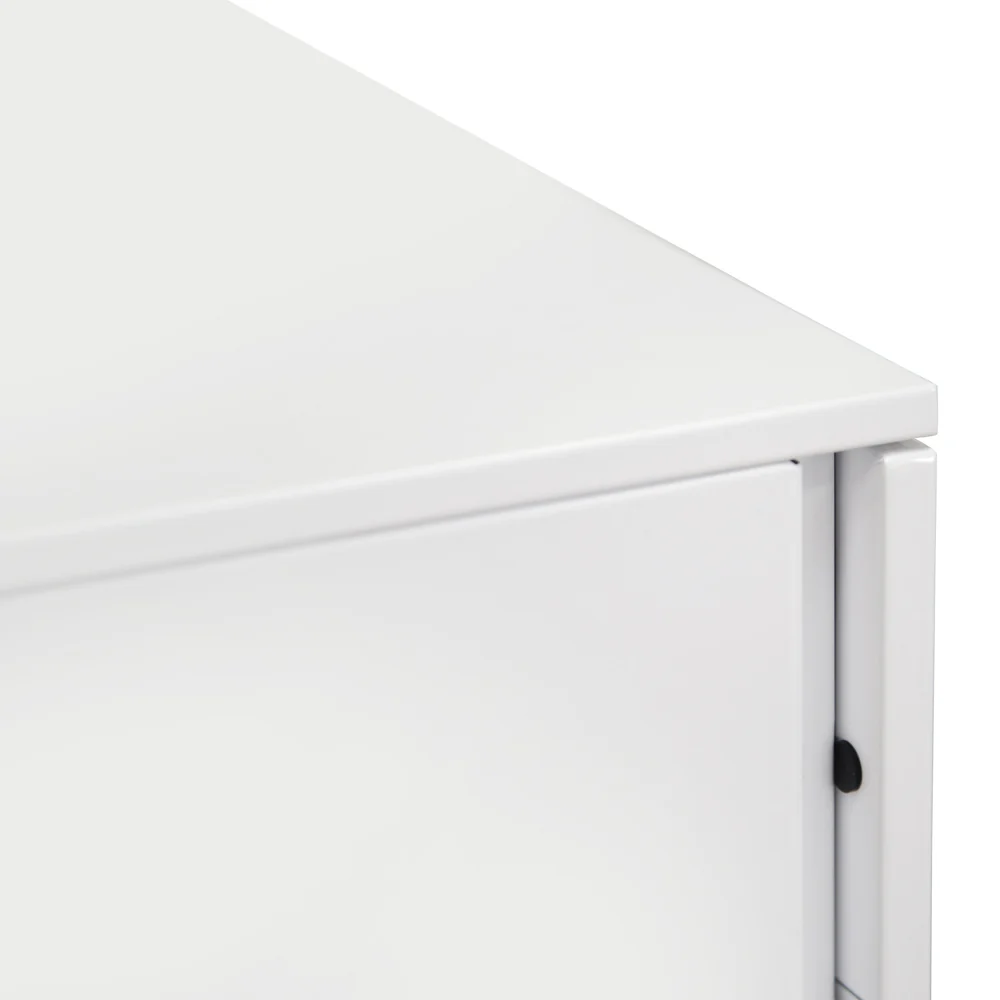 COF2170-SN 3 Drawers Mobile Pedestal - White - Image 12