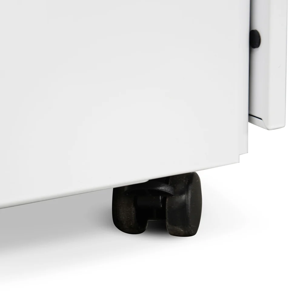 COF2170-SN 3 Drawers Mobile Pedestal - White - Image 13