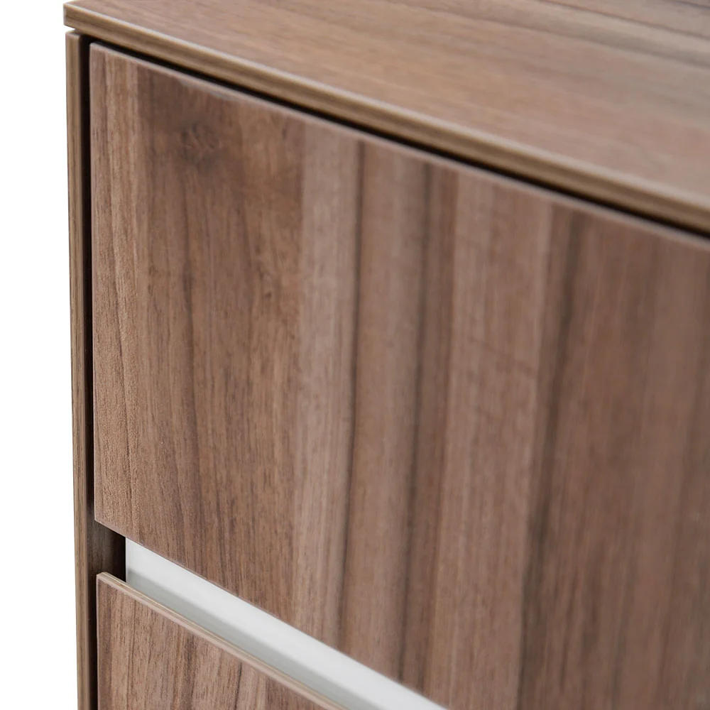 COF294 2 Drawer Mobile Pedestal - Walnut - Image 10