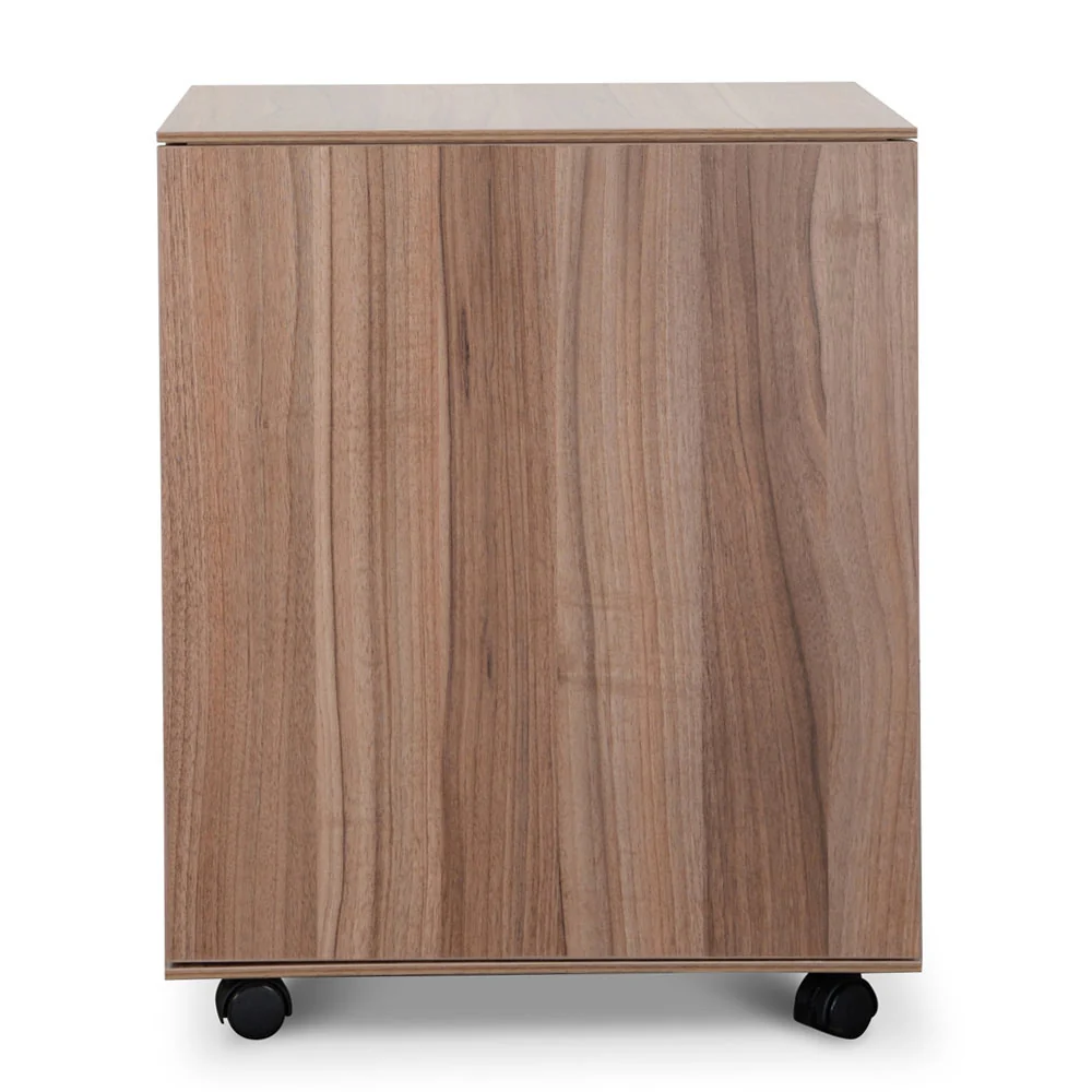COF294 2 Drawer Mobile Pedestal - Walnut - Image 5