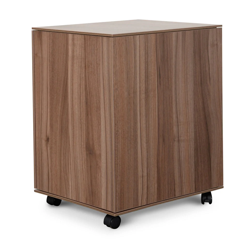 COF294 2 Drawer Mobile Pedestal - Walnut - Image 6
