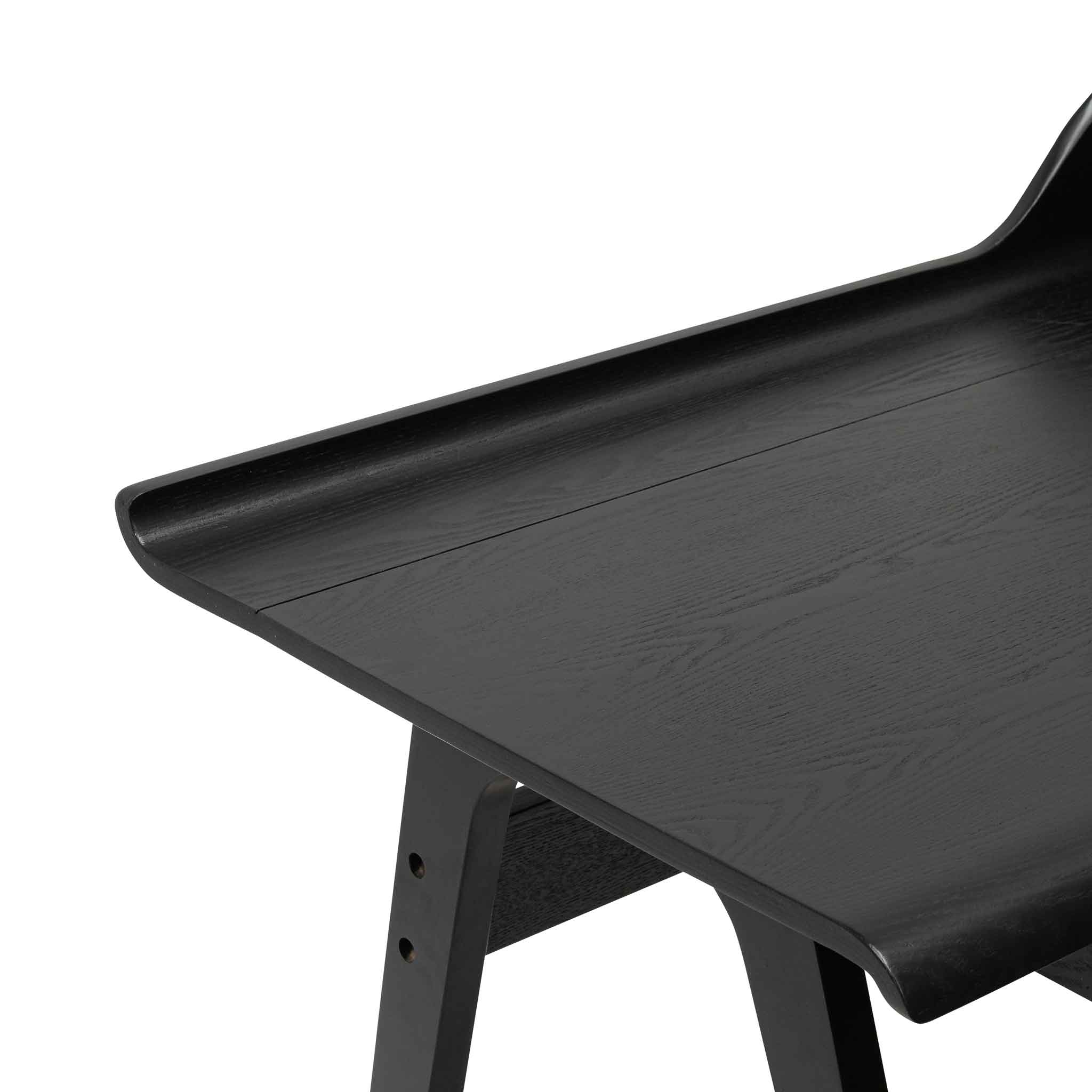 COF6225-DR Wooden Home Office Desk - Black - Image 12
