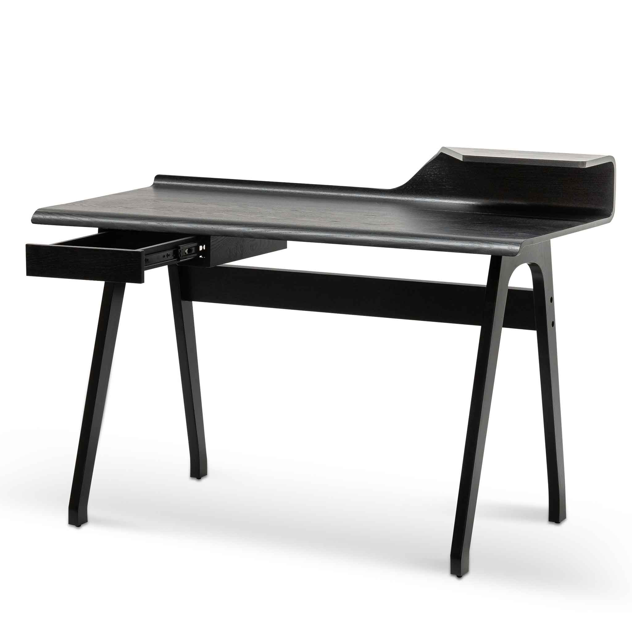 COF6225-DR Wooden Home Office Desk - Black - Image 4