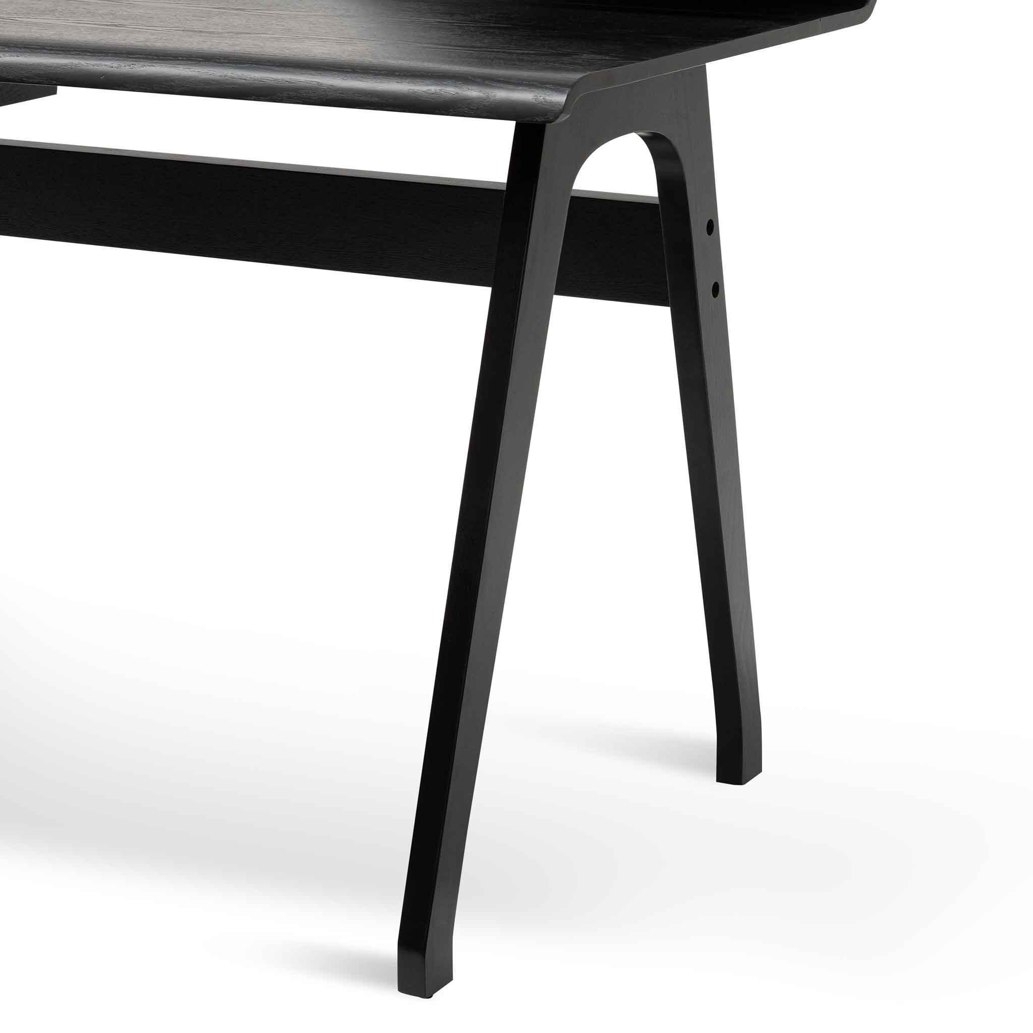 COF6225-DR Wooden Home Office Desk - Black - Image 6