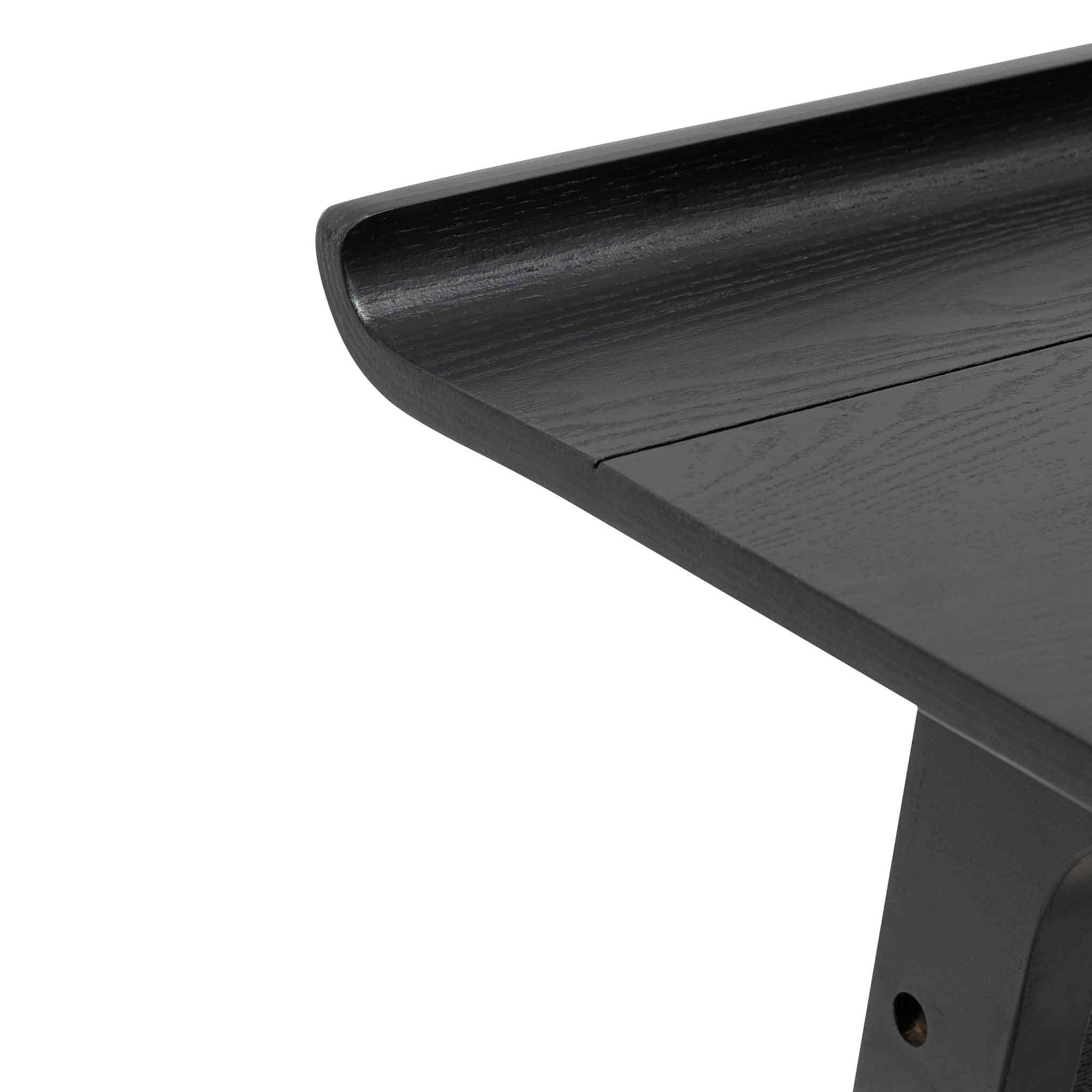 COF6225-DR Wooden Home Office Desk - Black - Image 8