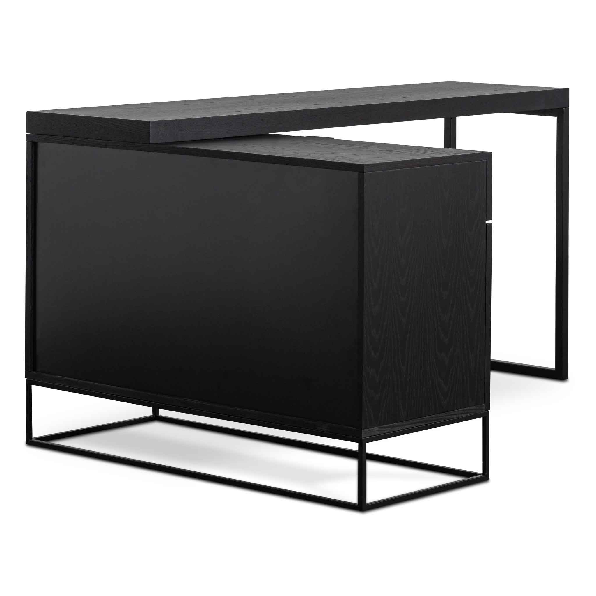 COF6450-CN Extendable Home Office Desk - Black - Image 4