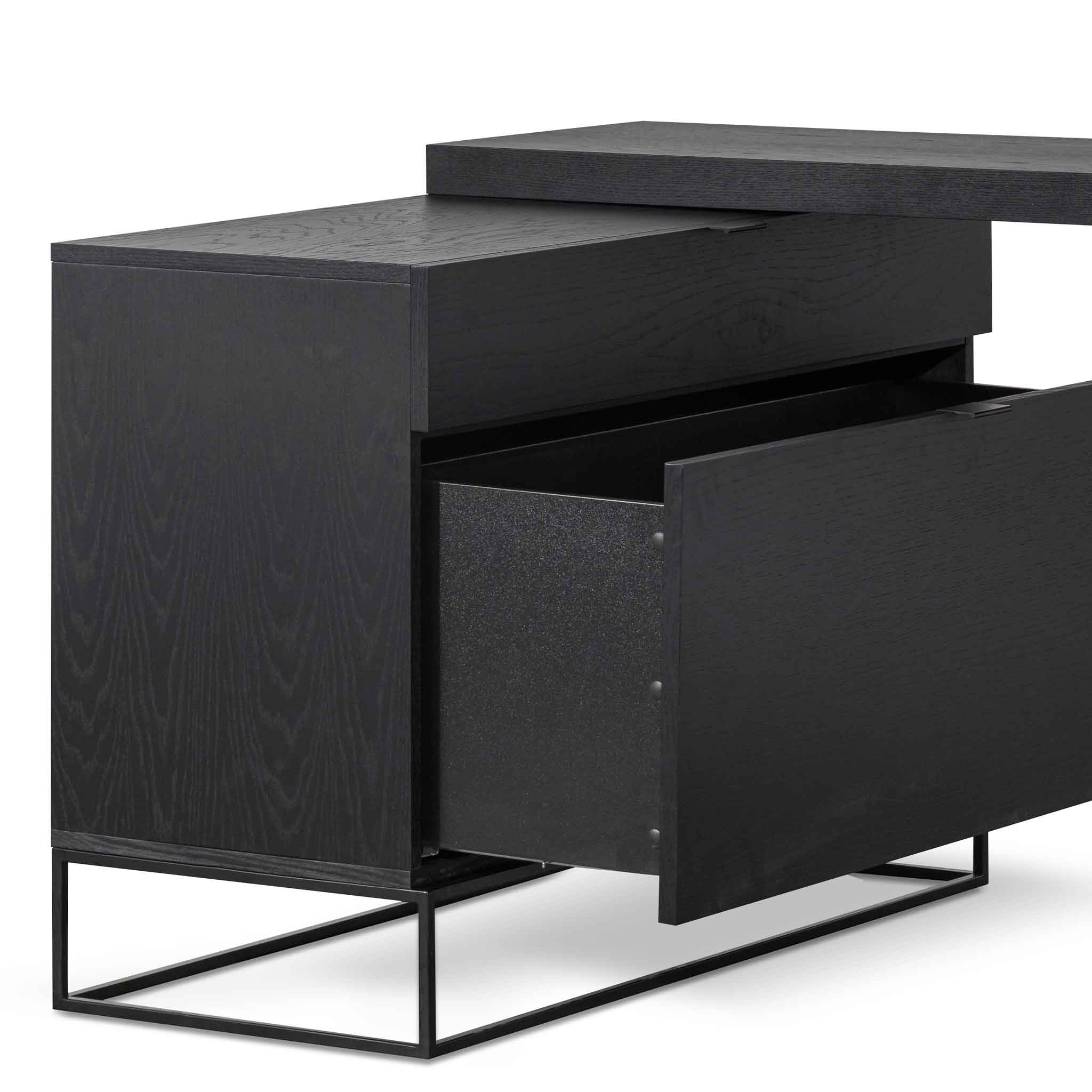 COF6450-CN Extendable Home Office Desk - Black - Image 7