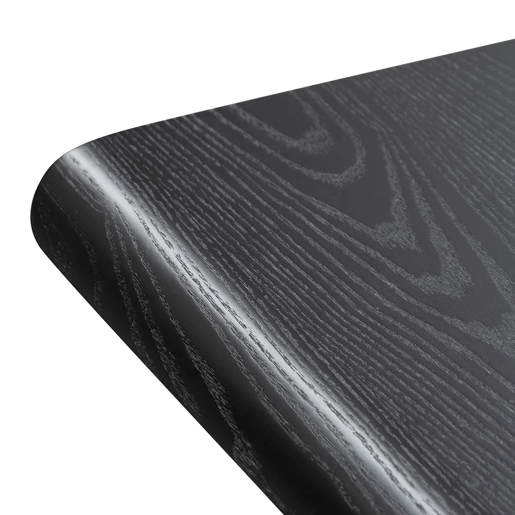 COF6852-DR Wooden Home Office Desk - Full Black - Image 5