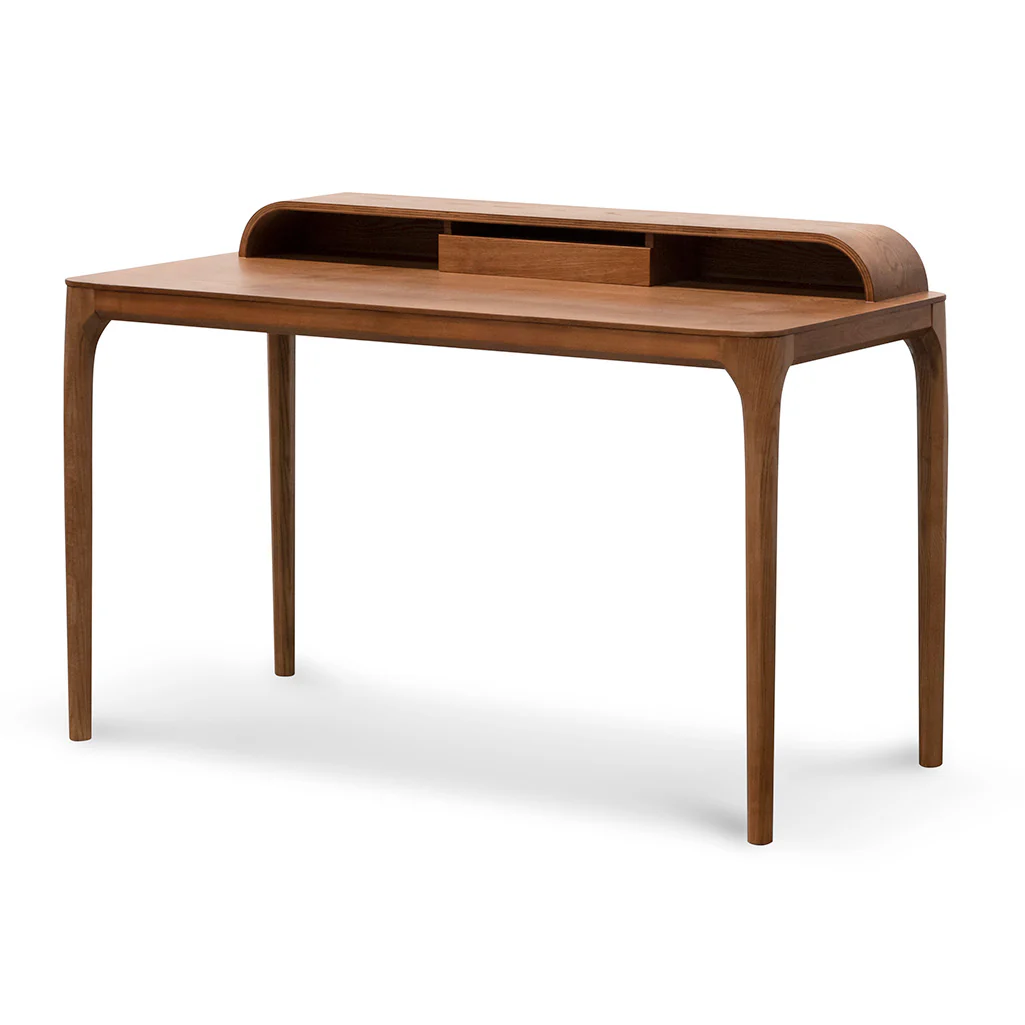 COF6853-DR Wooden Home Office Desk - Walnut - Image 3