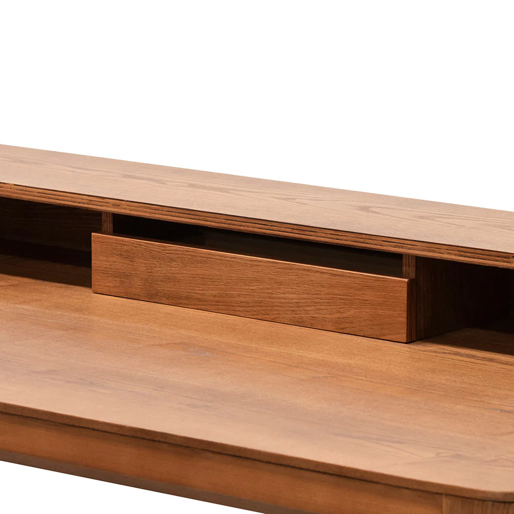 COF6853-DR Wooden Home Office Desk - Walnut - Image 5