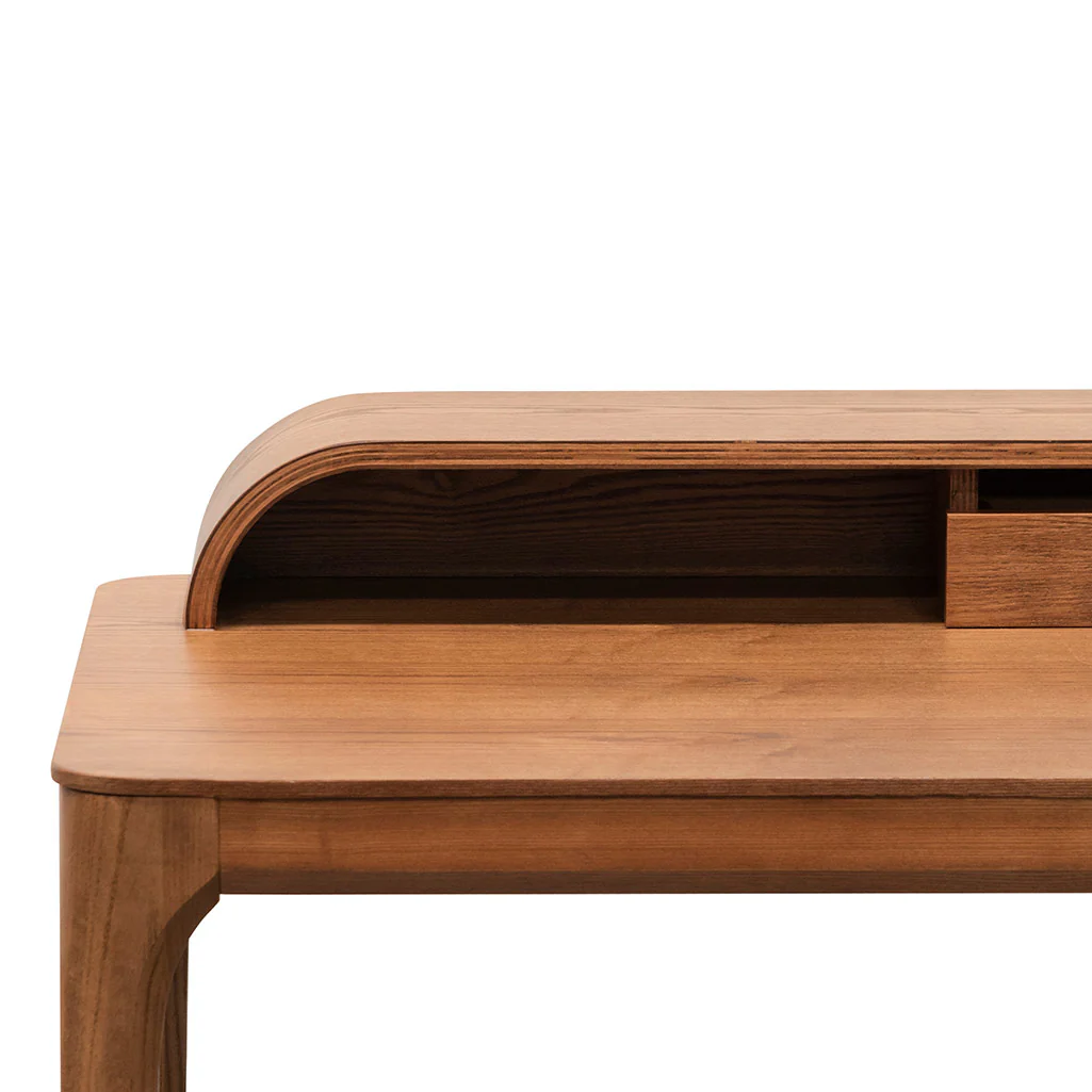 COF6853-DR Wooden Home Office Desk - Walnut - Image 7