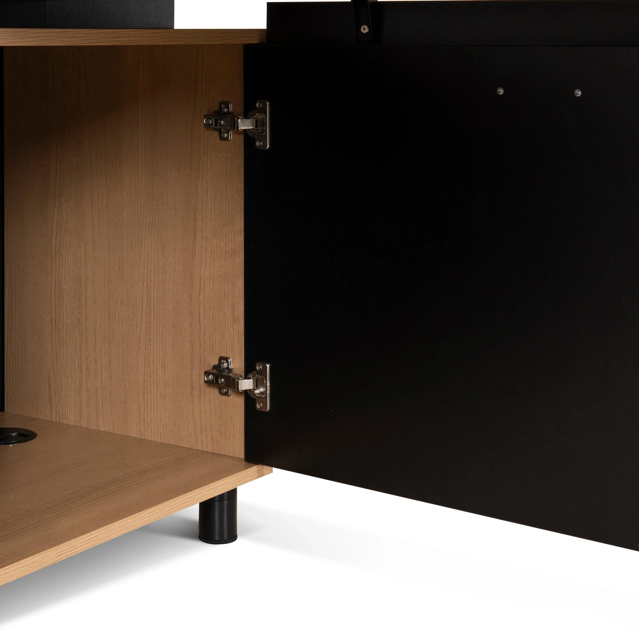 COT10186-SN 1.8m Executive Desk Left Return with Black Legs - Natural - Image 12