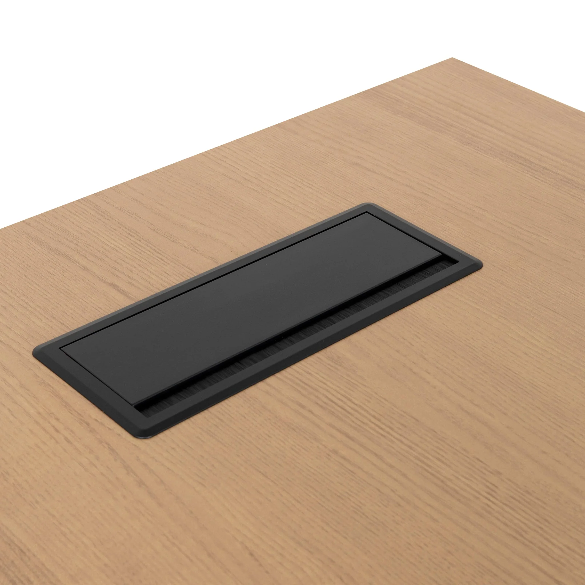COT10186-SN 1.8m Executive Desk Left Return with Black Legs - Natural - Image 14