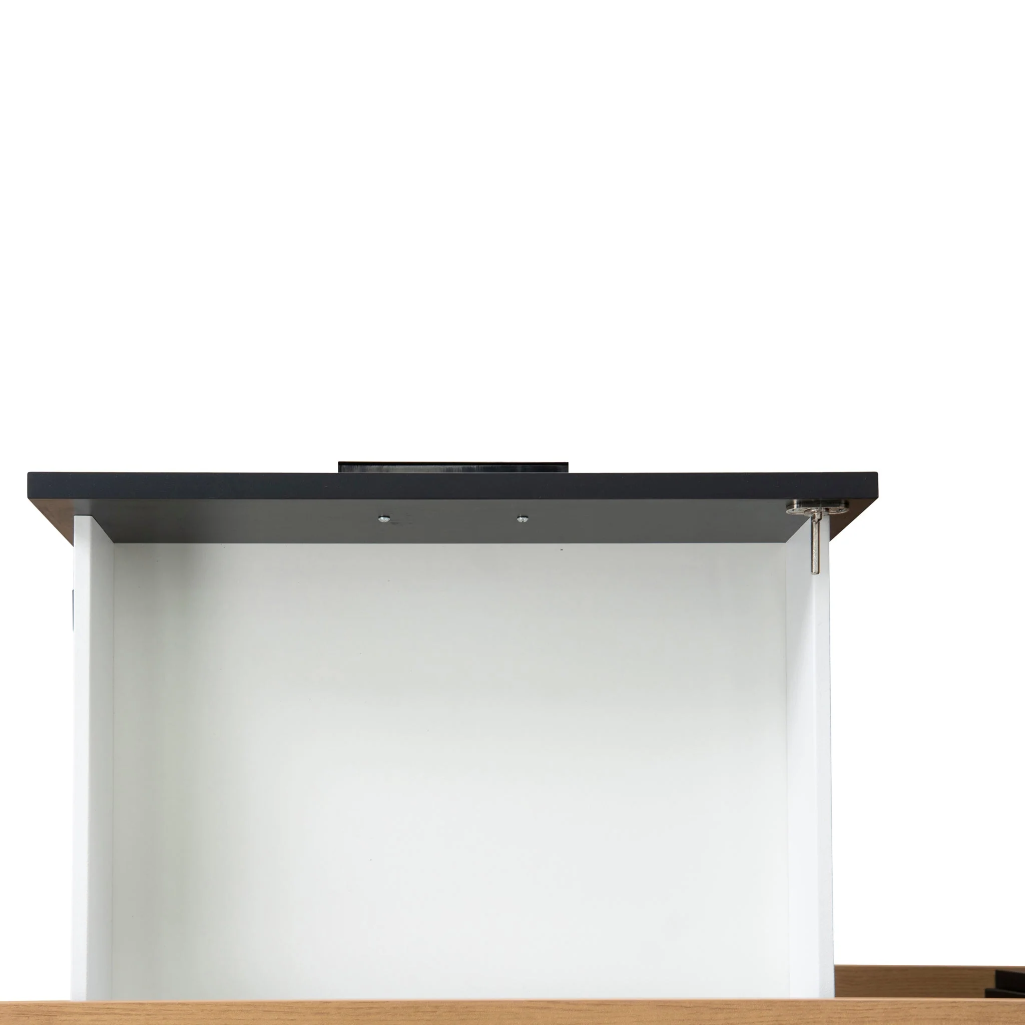 COT10187-SN 1.8m Executive Desk Right Return with Black Legs - Natural - Image 13