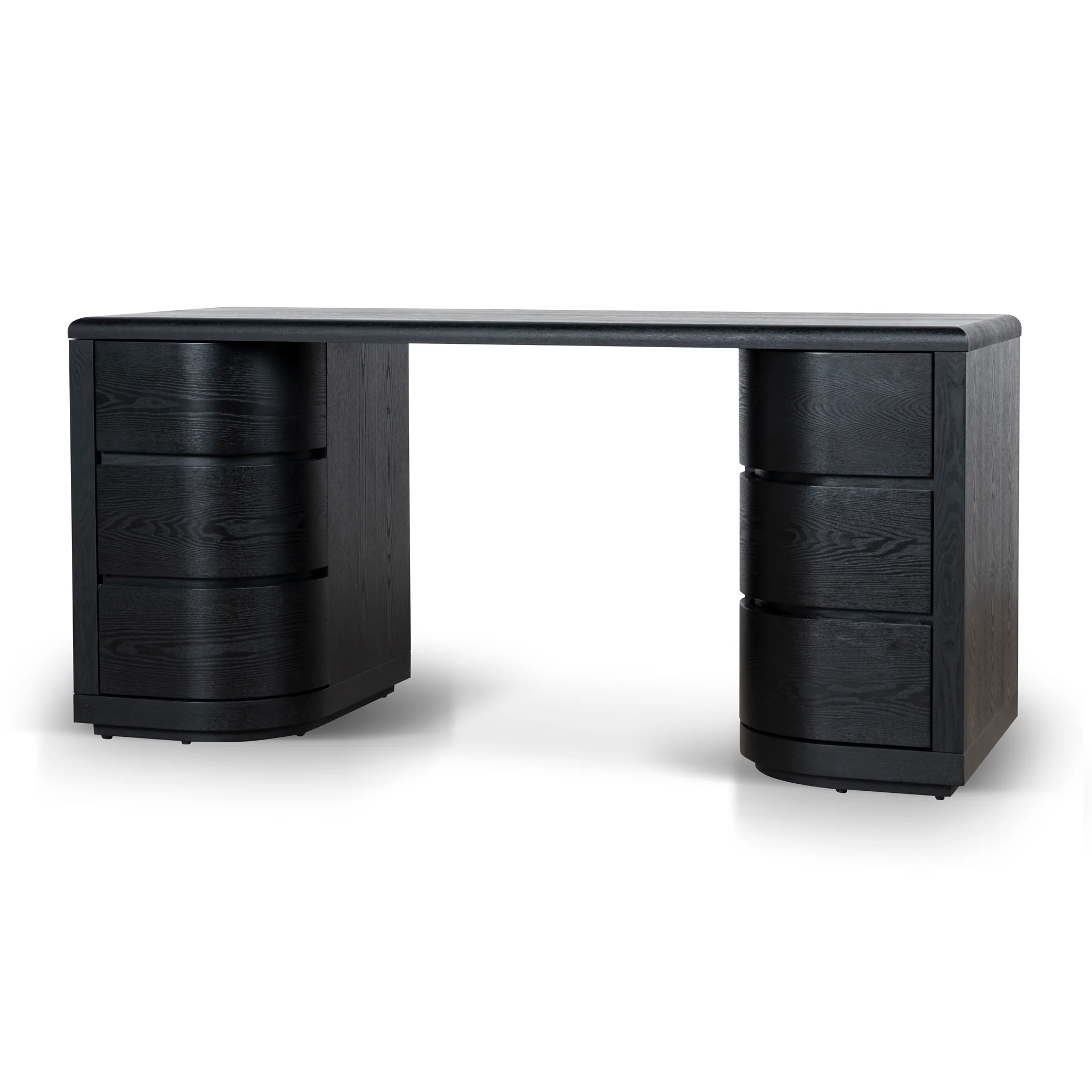 COT10282-DW 1.6m Office Desk - Full Black