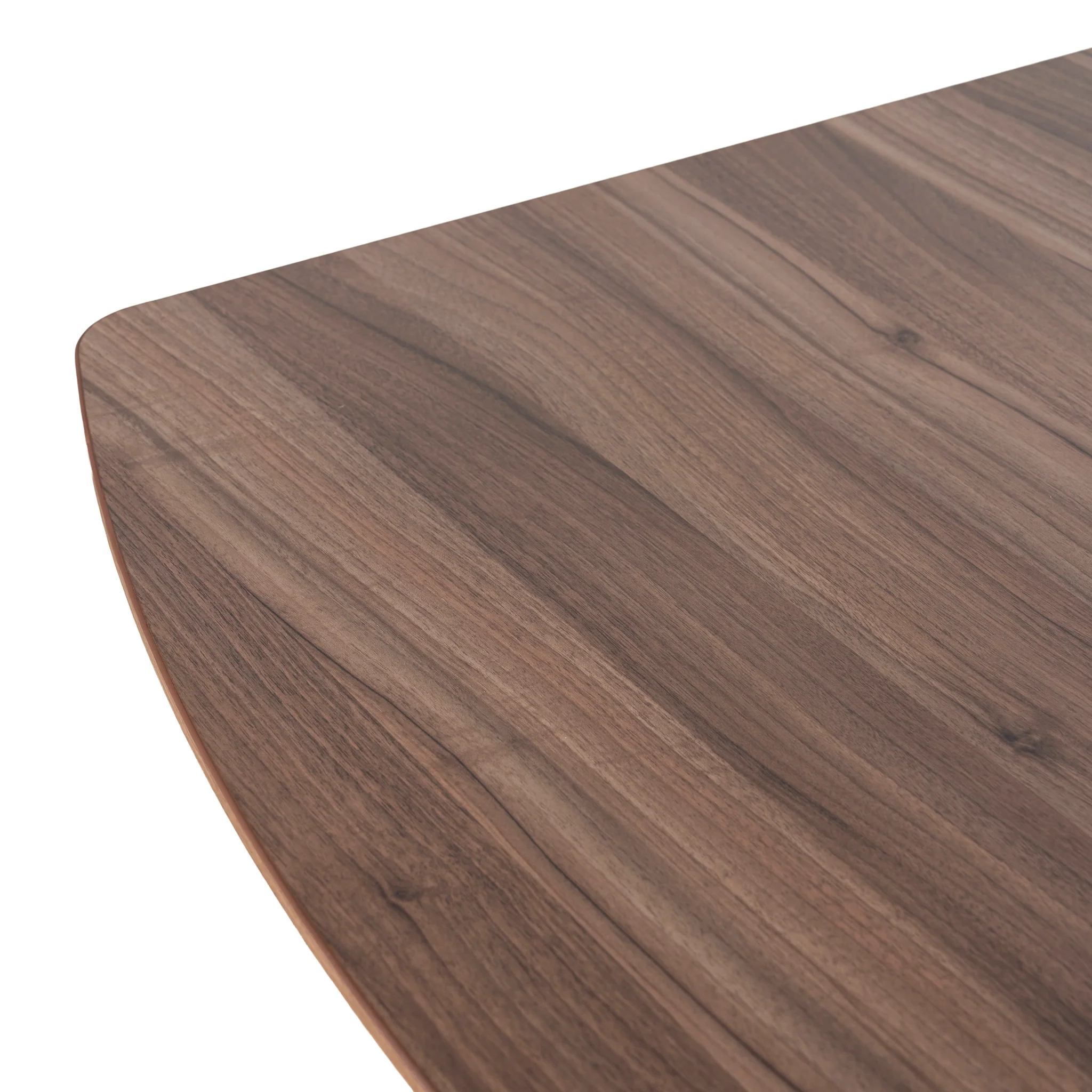 COT10442-SN 3.6m Boardroom Meeting Table - Walnut Top With Black Legs - Image 7