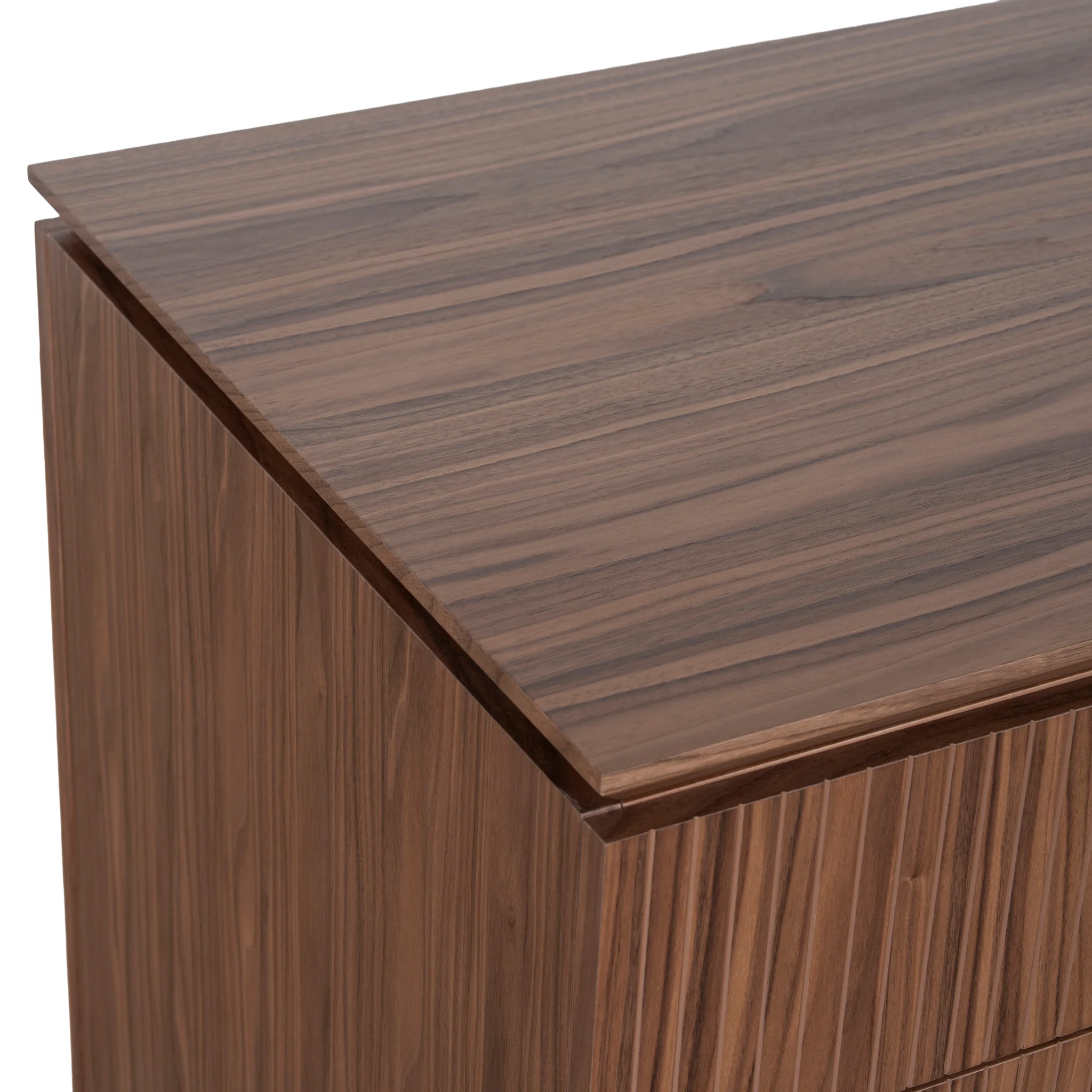 COT10936-CN 1.77m Left Drawer Office Desk - Walnut - Image 7