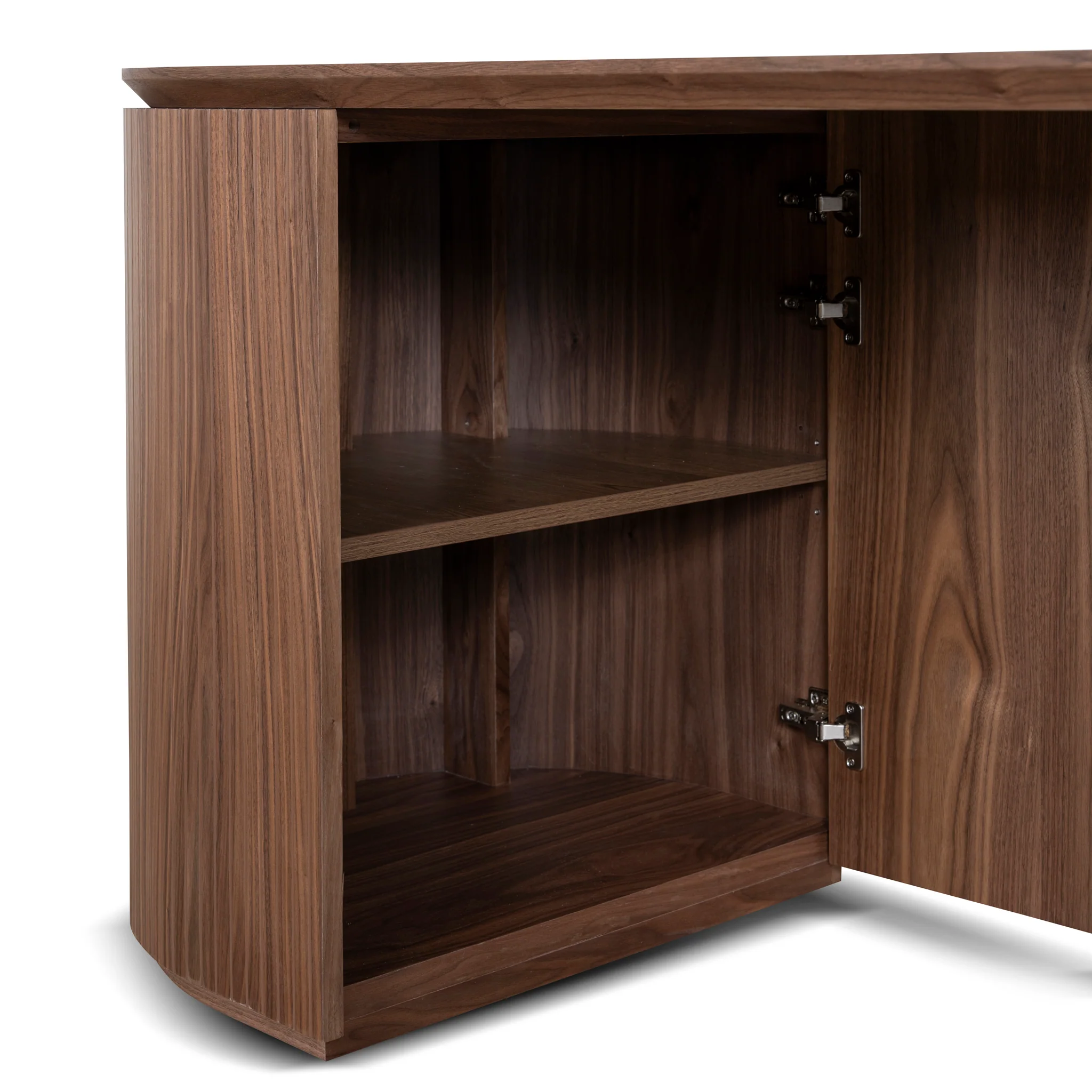COT10937-CN 1.77m Right Drawer Office Desk - Walnut - Image 14