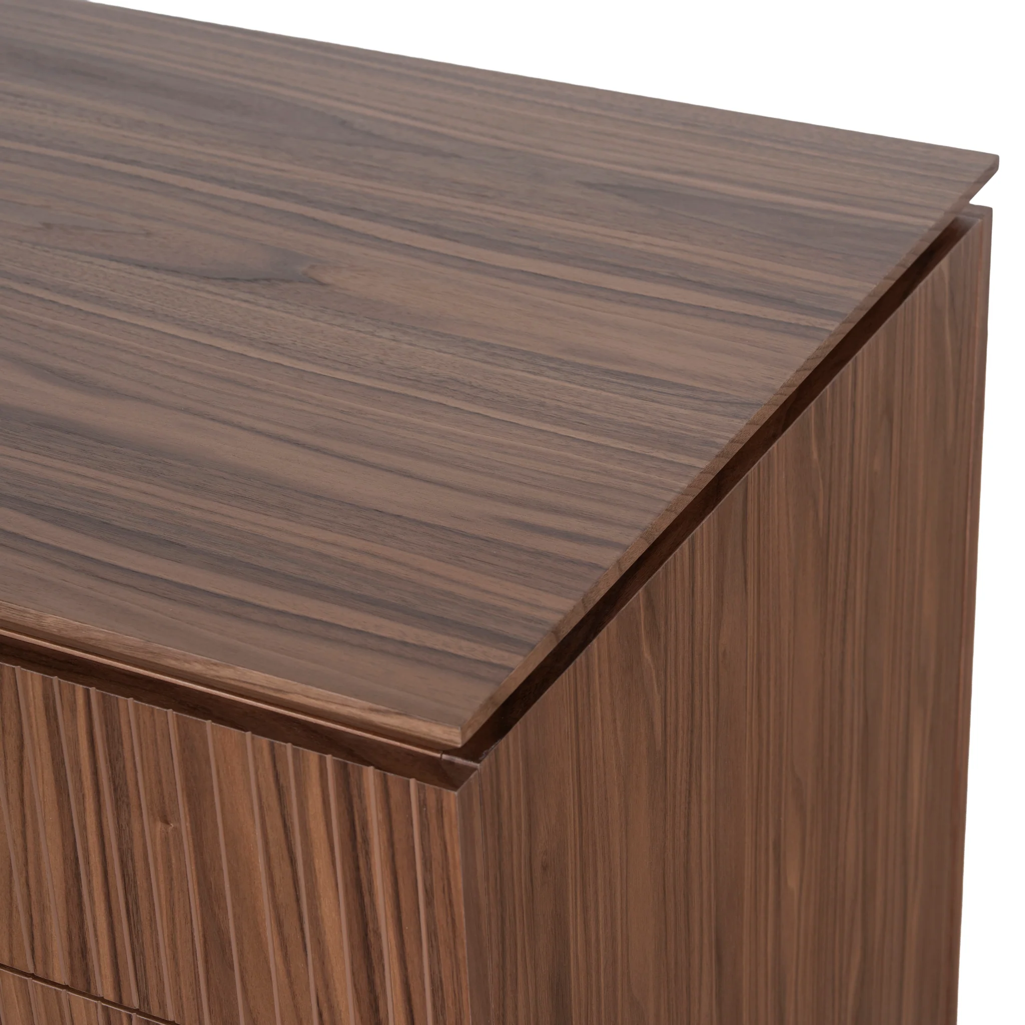 COT10937-CN 1.77m Right Drawer Office Desk - Walnut - Image 8