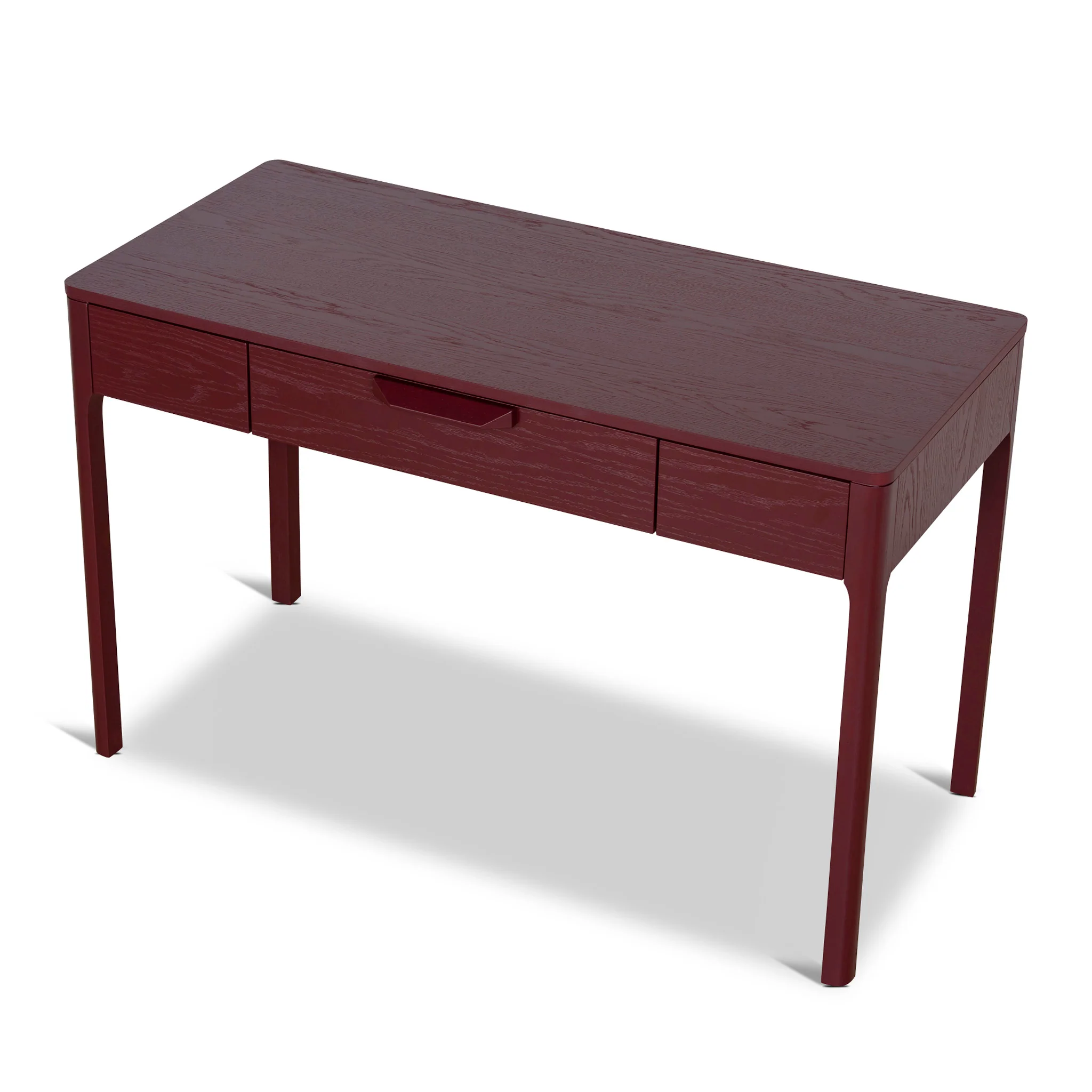 COT10954-CN 1.2m Home Office Desk - Burgundy Red - Image 4