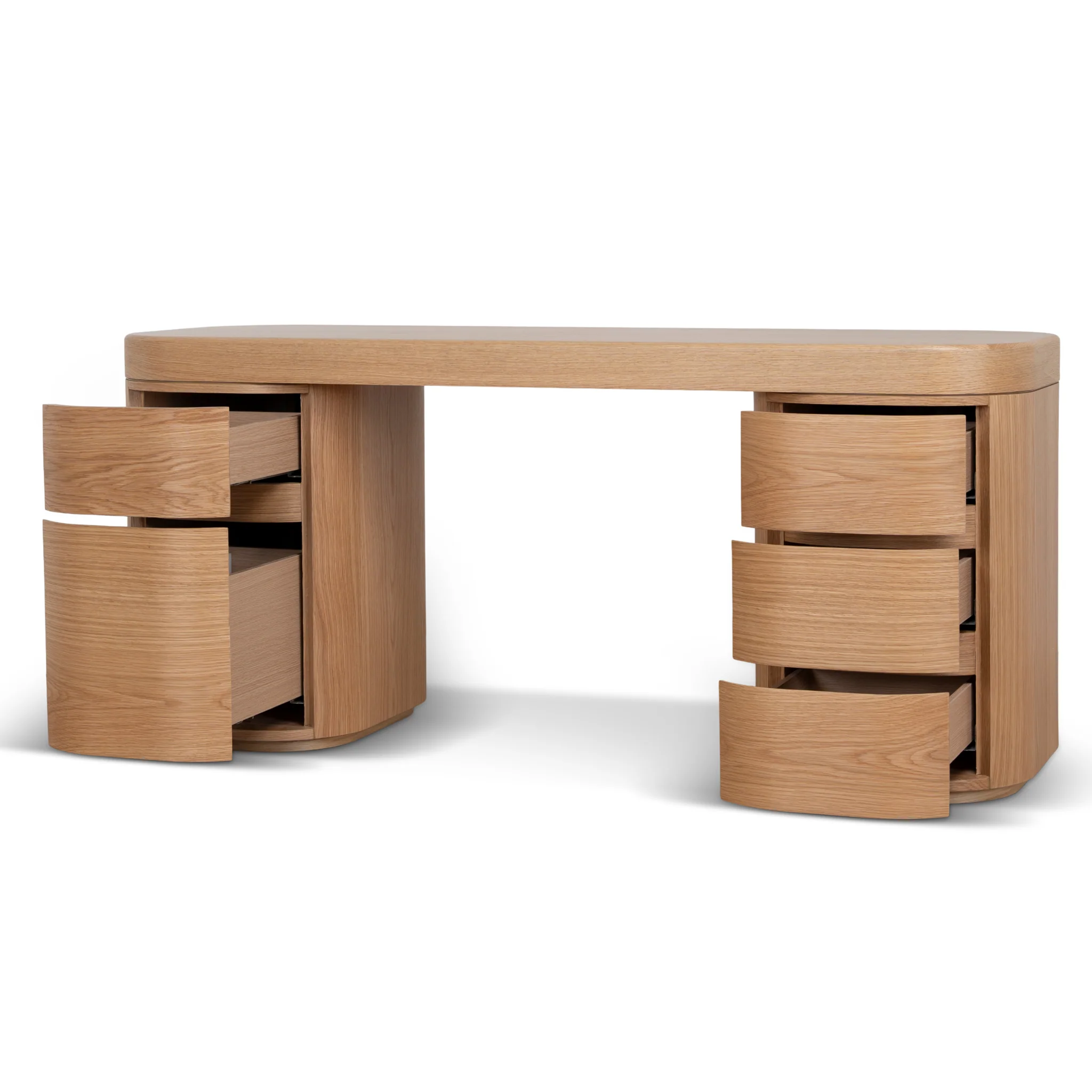 COT12117-CN 1.7m Office Desk - Natural Oak - Image 3