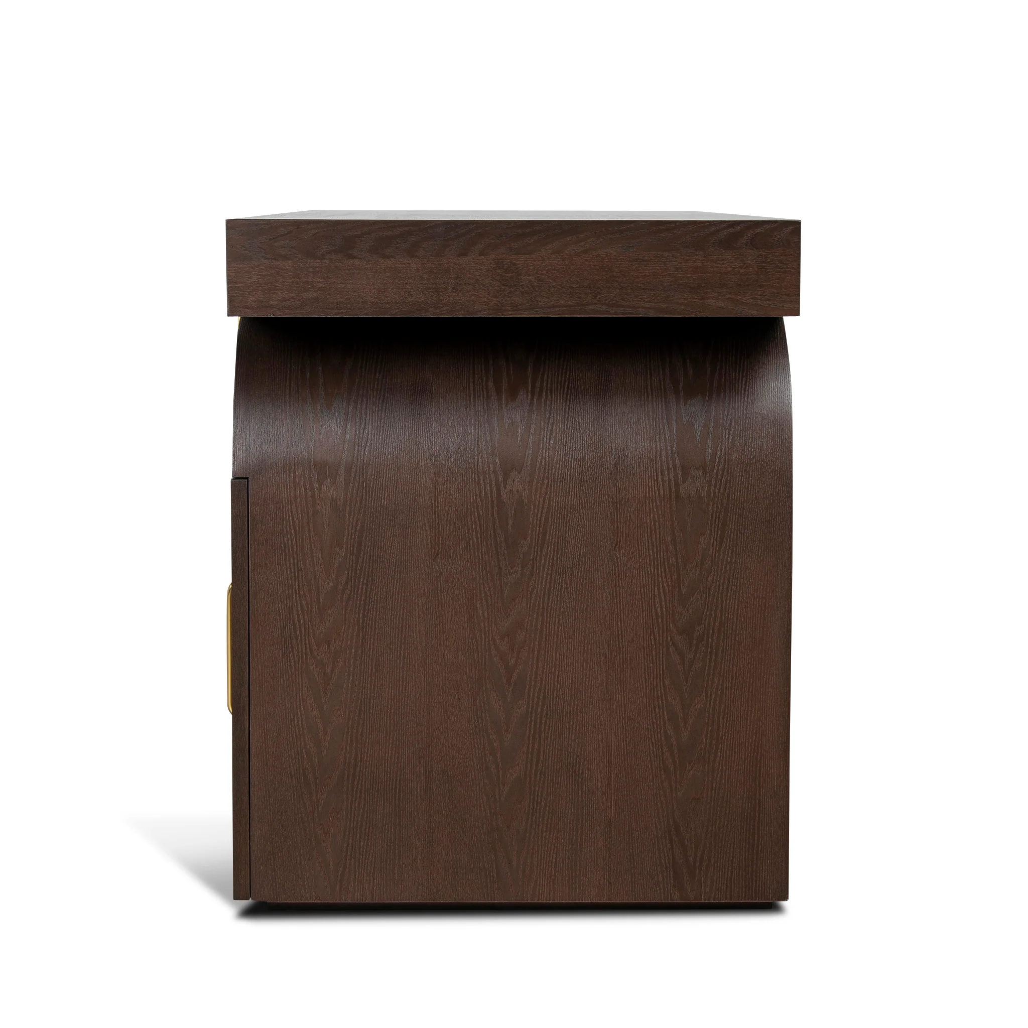 COT12135-NI 1.55m New Elm Home Office Desk - Walnut - Image 11