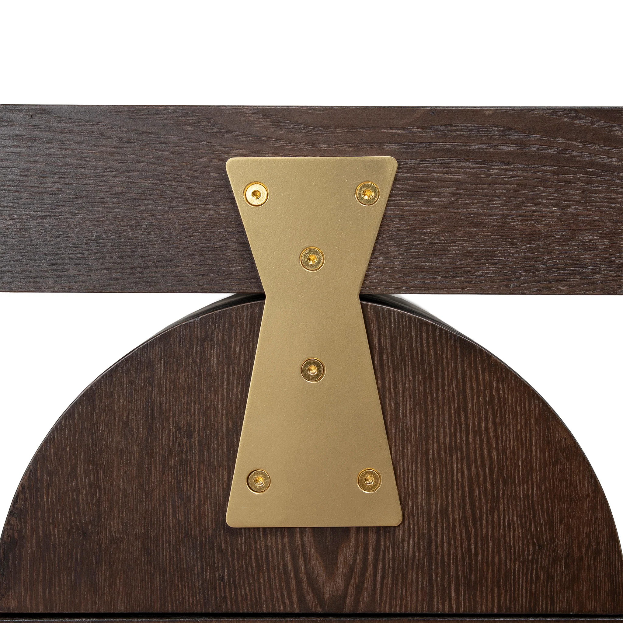 COT12135-NI 1.55m New Elm Home Office Desk - Walnut - Image 5