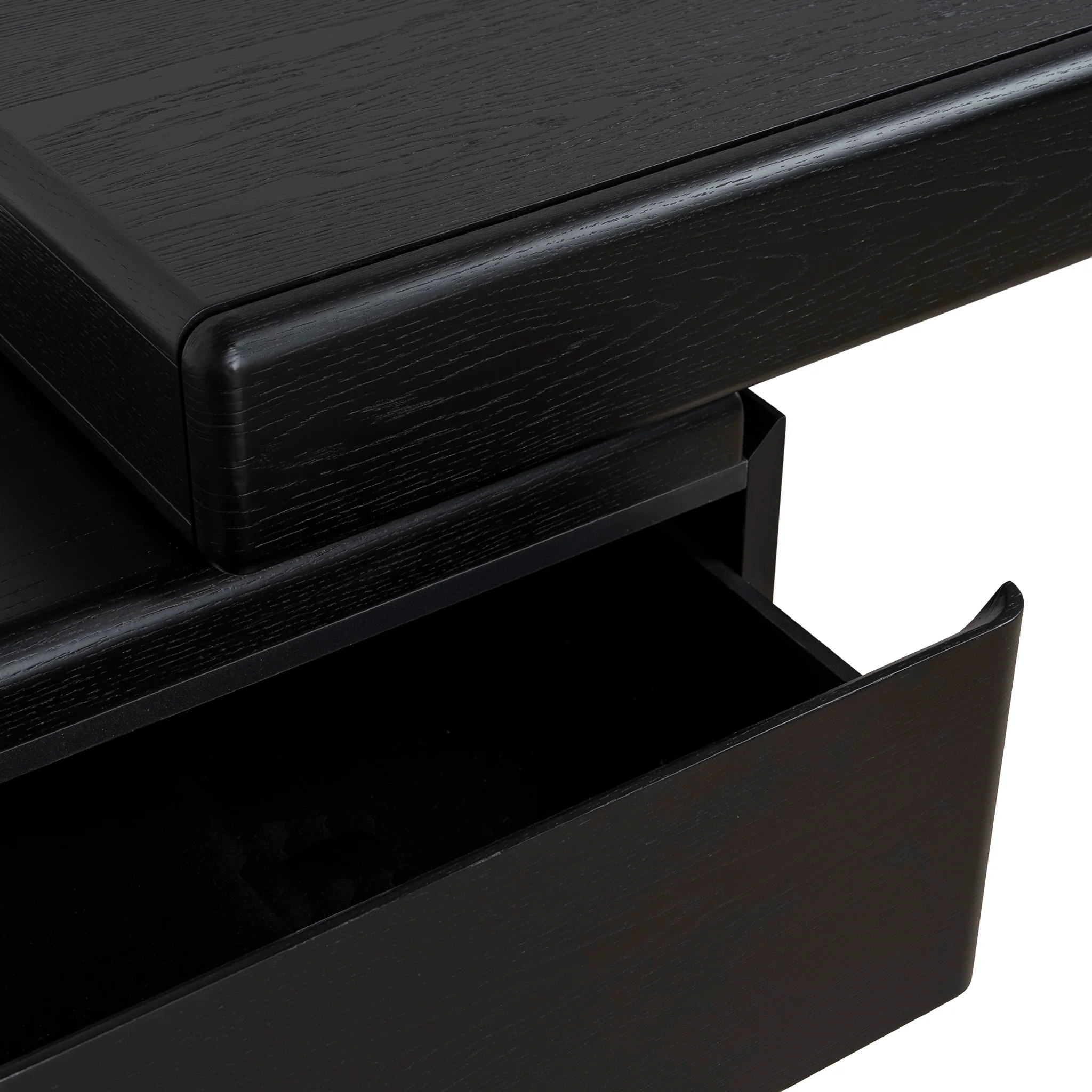 COT12390-CN 1.6m Office desk - Black Oak - Image 10