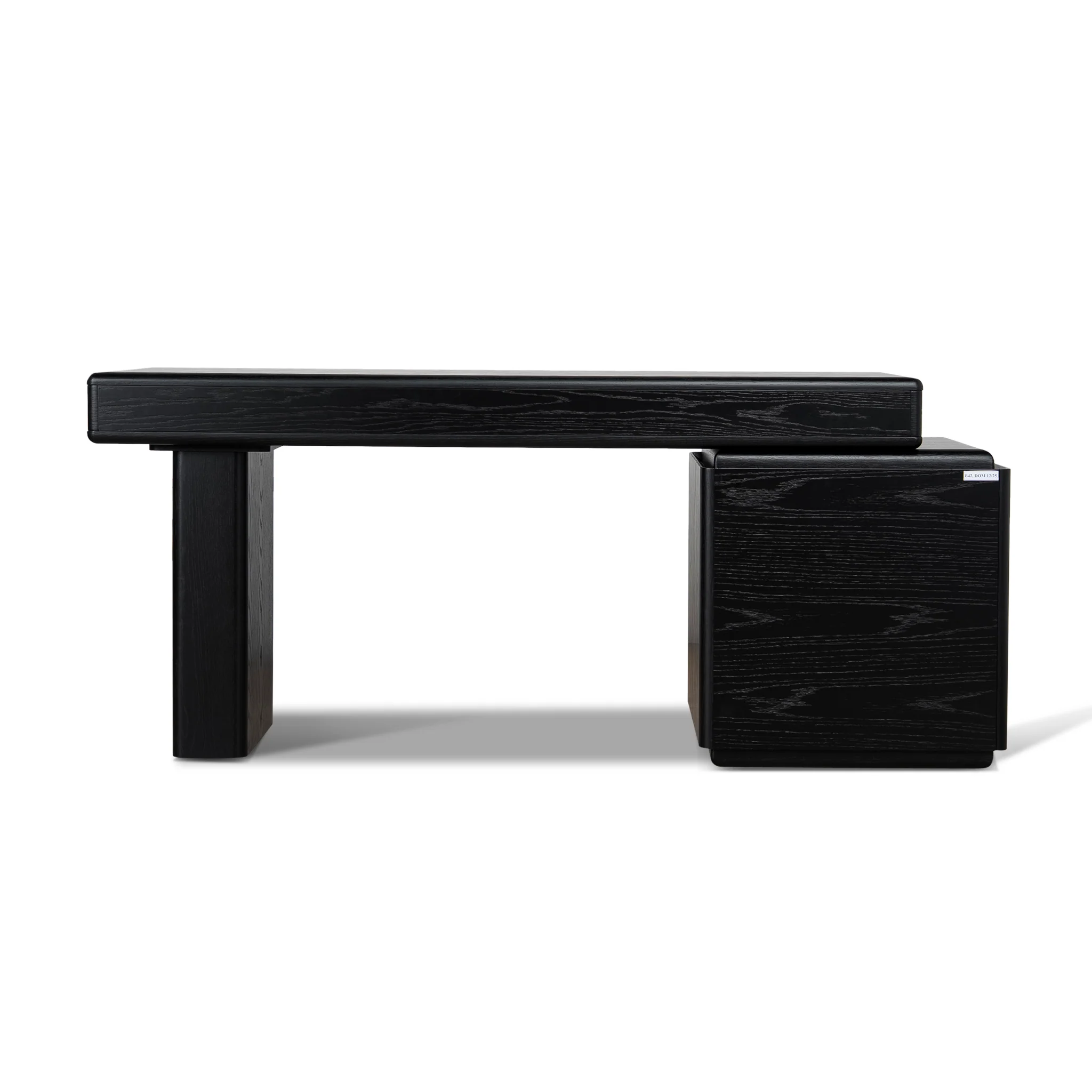 COT12390-CN 1.6m Office desk - Black Oak - Image 14
