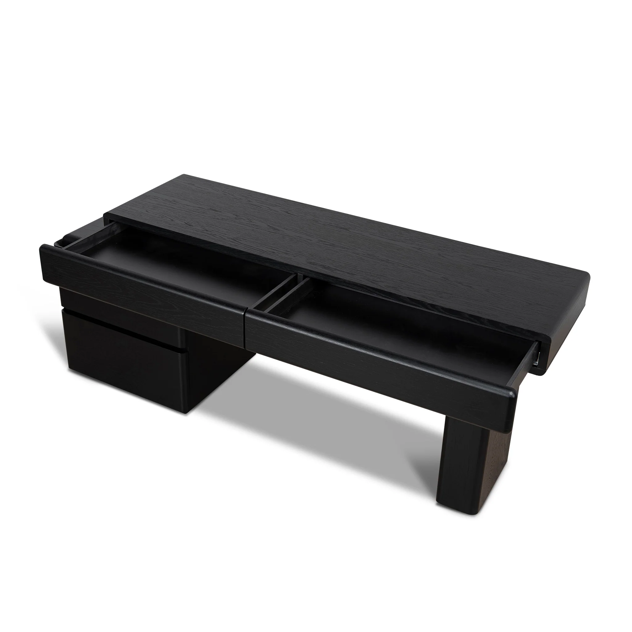 COT12390-CN 1.6m Office desk - Black Oak - Image 4